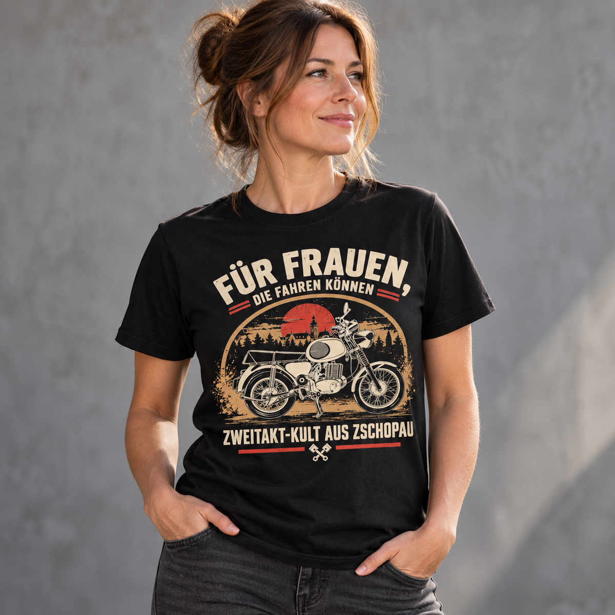 Für Frauen die fahren können | Zweitakt-Kult aus Zschopau