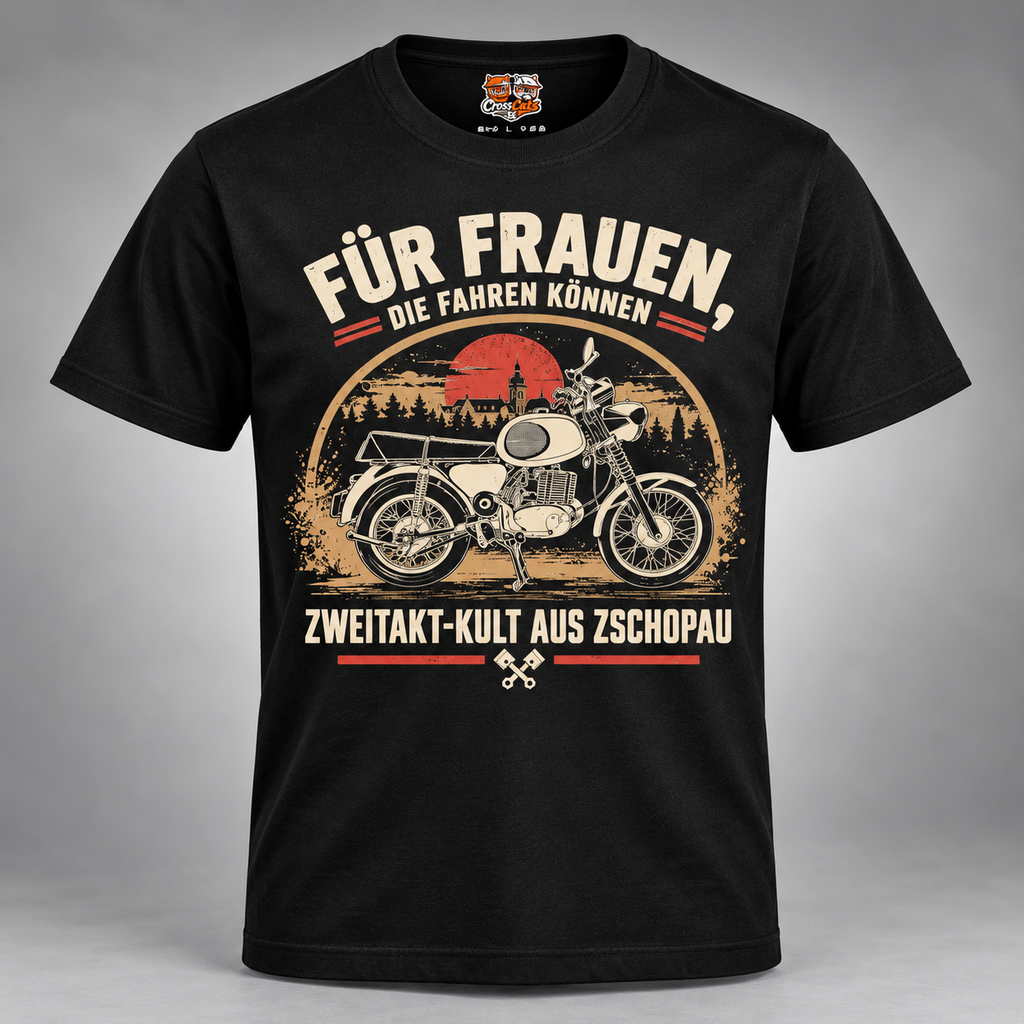 Für Frauen die fahren können | Zweitakt-Kult aus Zschopau