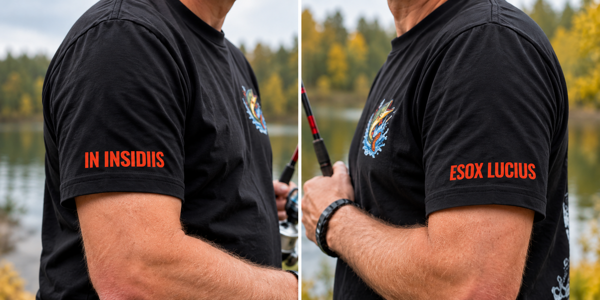 AD PRAEDAM – T-Shirt für Angler