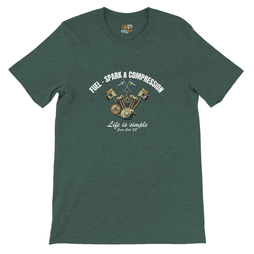 Fuel-, Spark & Compression | T-Shirt | Premium