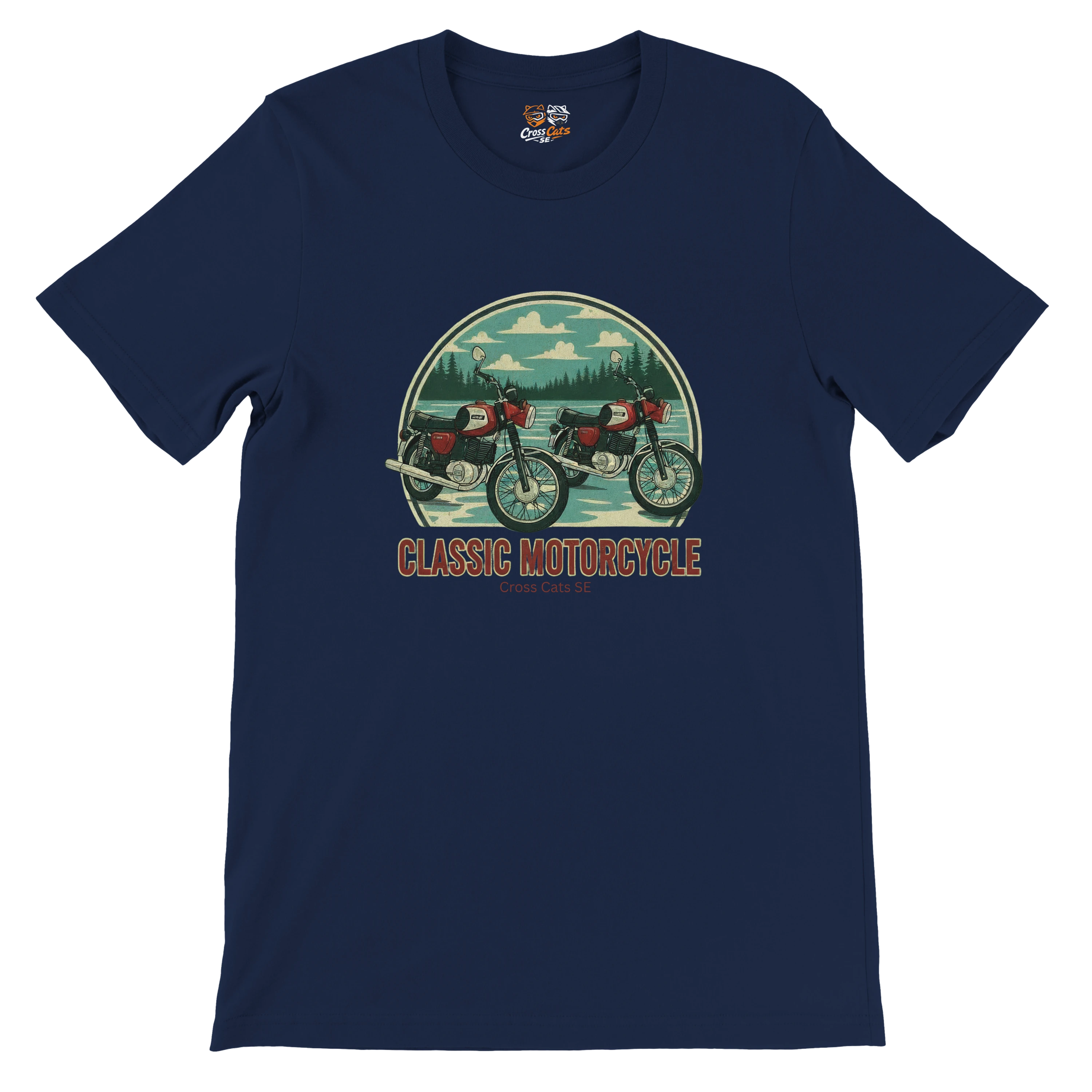 MZ Classic Motorcycle | T-Shirt | Premium