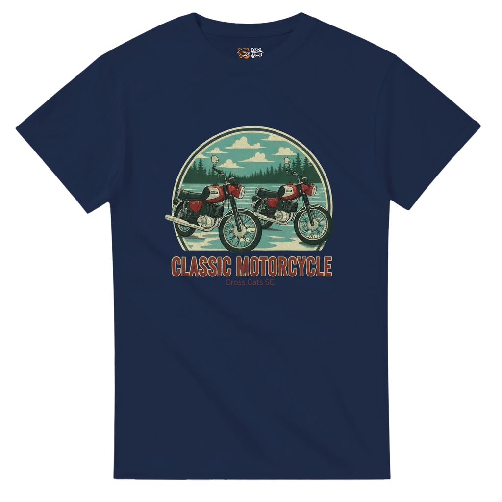 MZ Classic Motorcycle | T-Shirt | Thick Cotton