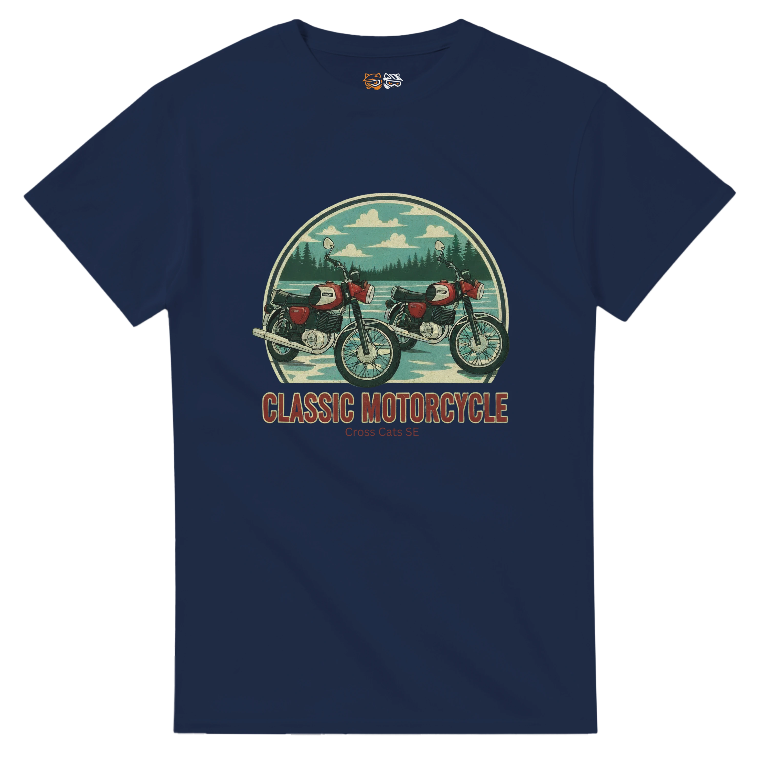 MZ Classic Motorcycle | T-Shirt | Thick Cotton