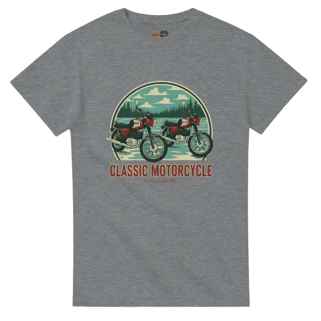MZ Classic Motorcycle | T-Shirt | Thick Cotton