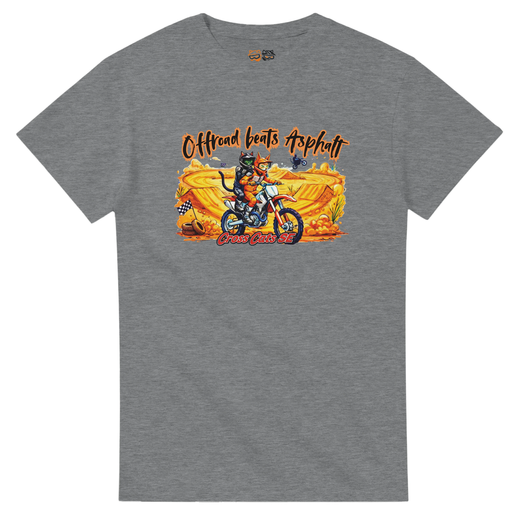 Offroad beats Asphalt | T-Shirt | Thick Cotton