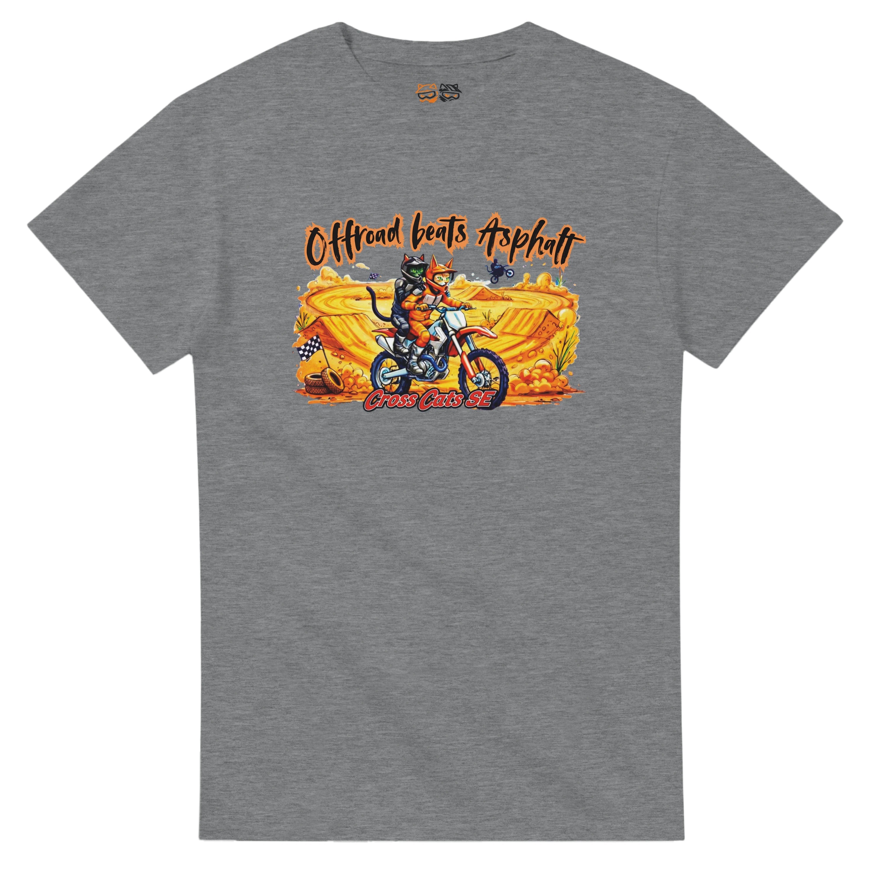 Offroad beats Asphalt | T-Shirt | Thick Cotton