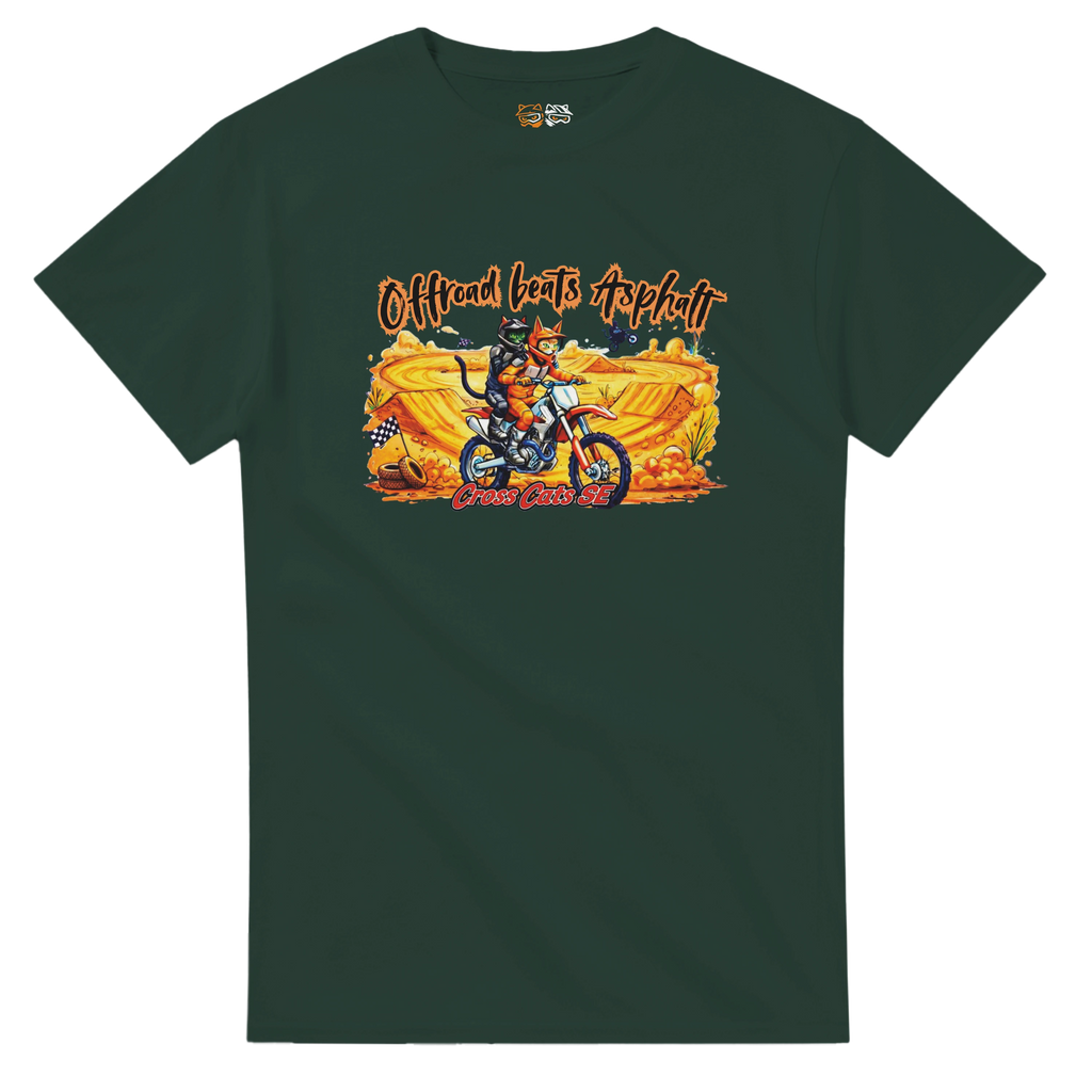 Offroad beats Asphalt | T-Shirt | Thick Cotton