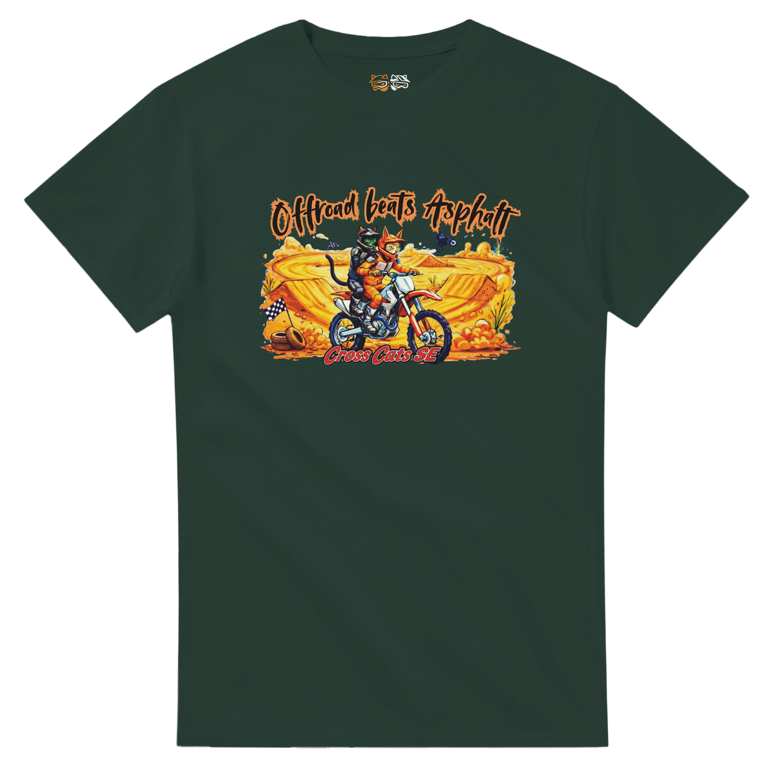 Offroad beats Asphalt | T-Shirt | Thick Cotton