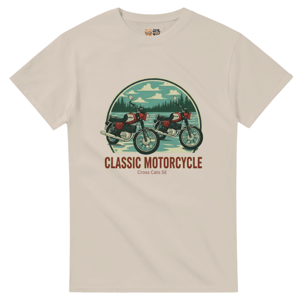 MZ Classic Motorcycle | T-Shirt | Thick Cotton
