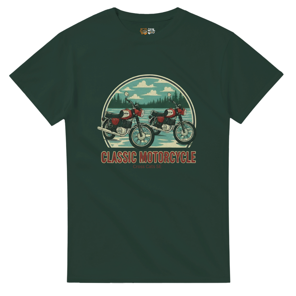 MZ Classic Motorcycle | T-Shirt | Thick Cotton
