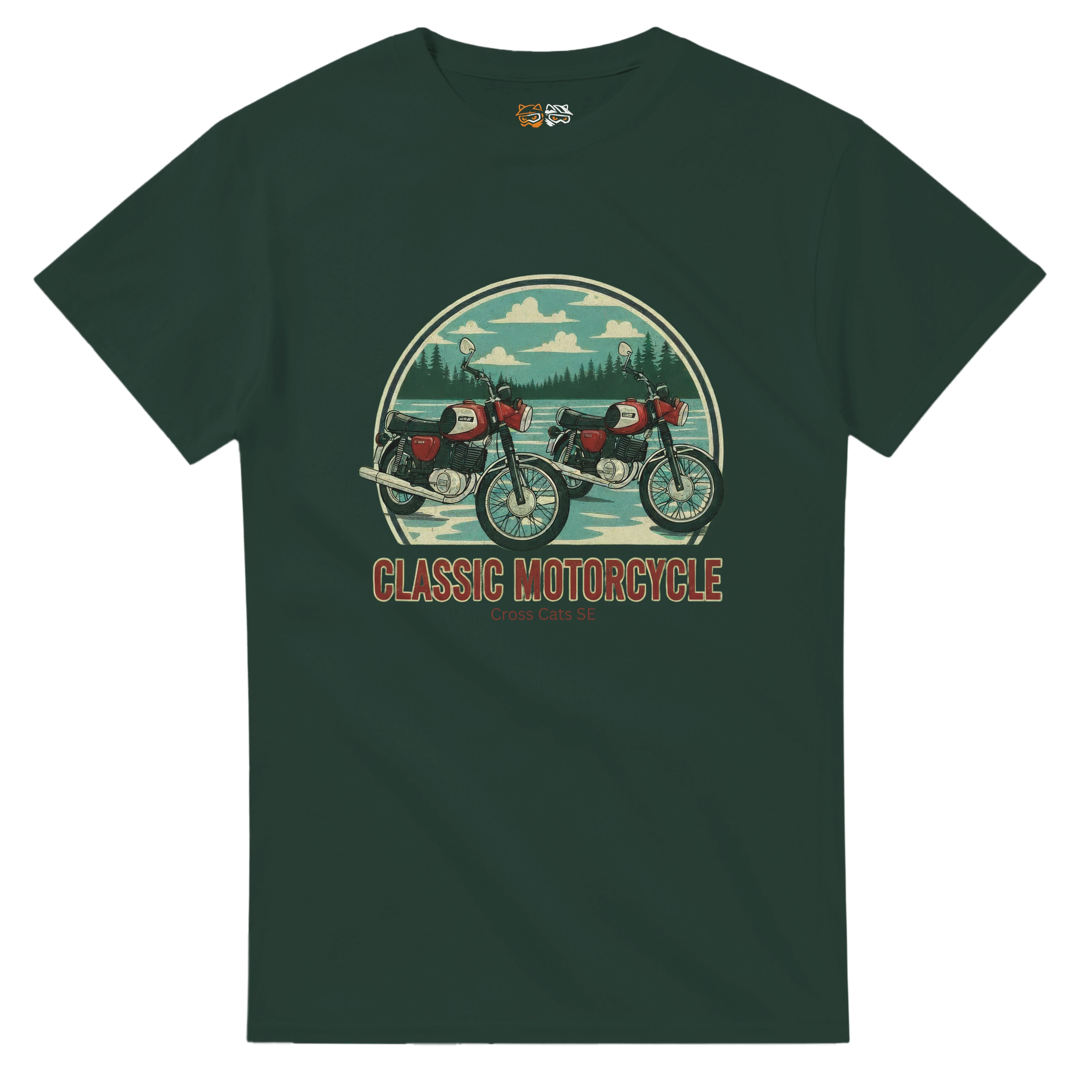 MZ Classic Motorcycle | T-Shirt | Thick Cotton
