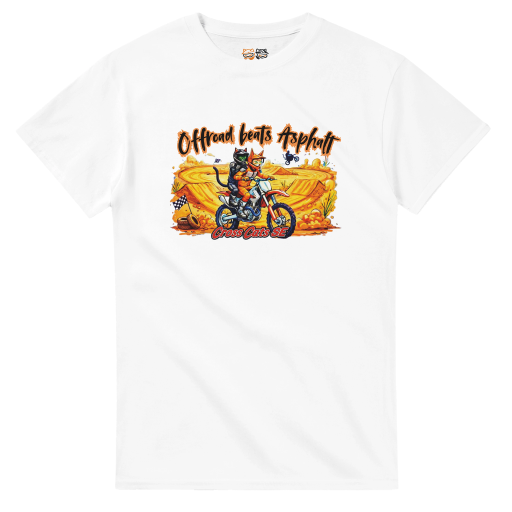 Offroad beats Asphalt | T-Shirt | Thick Cotton