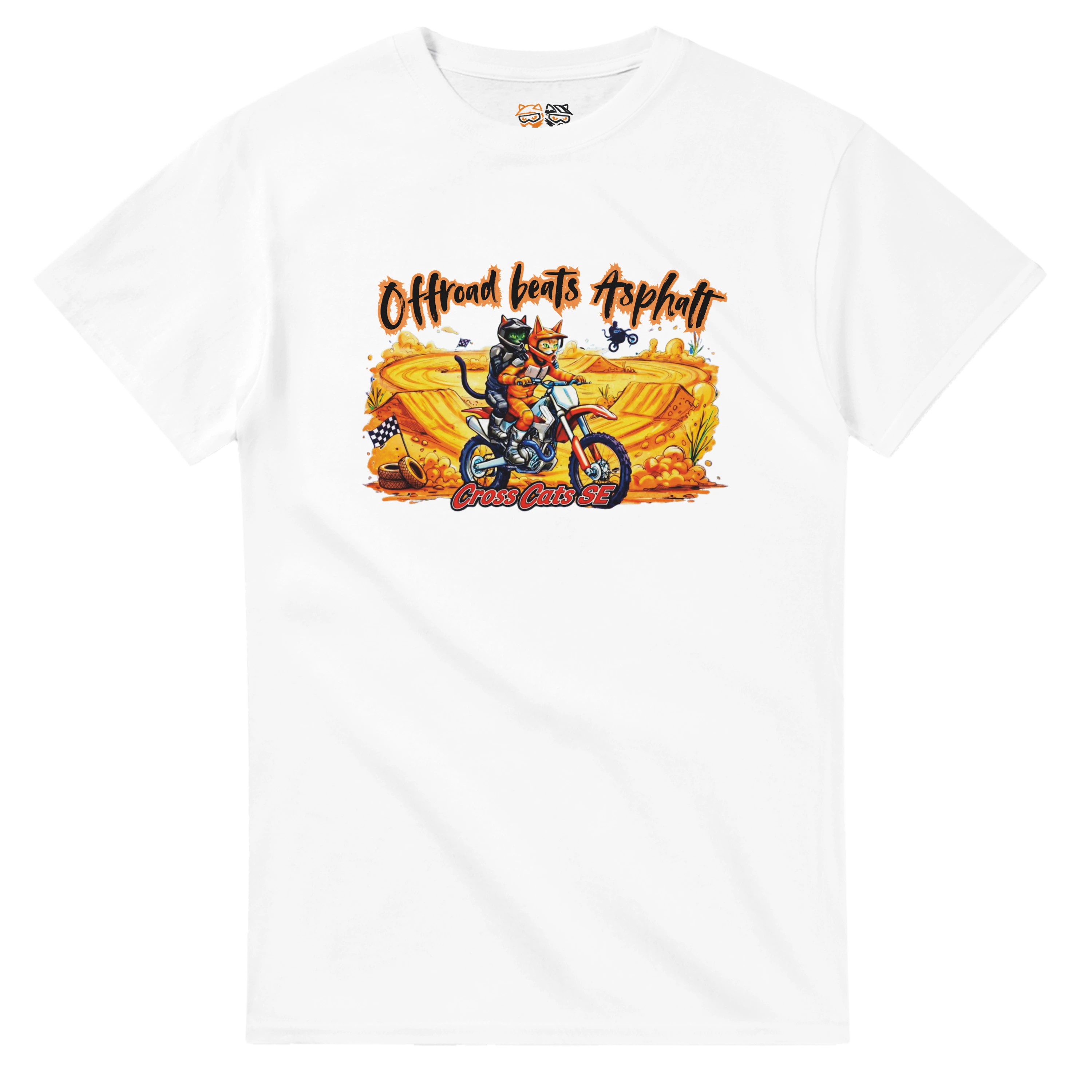 Offroad beats Asphalt | T-Shirt | Thick Cotton