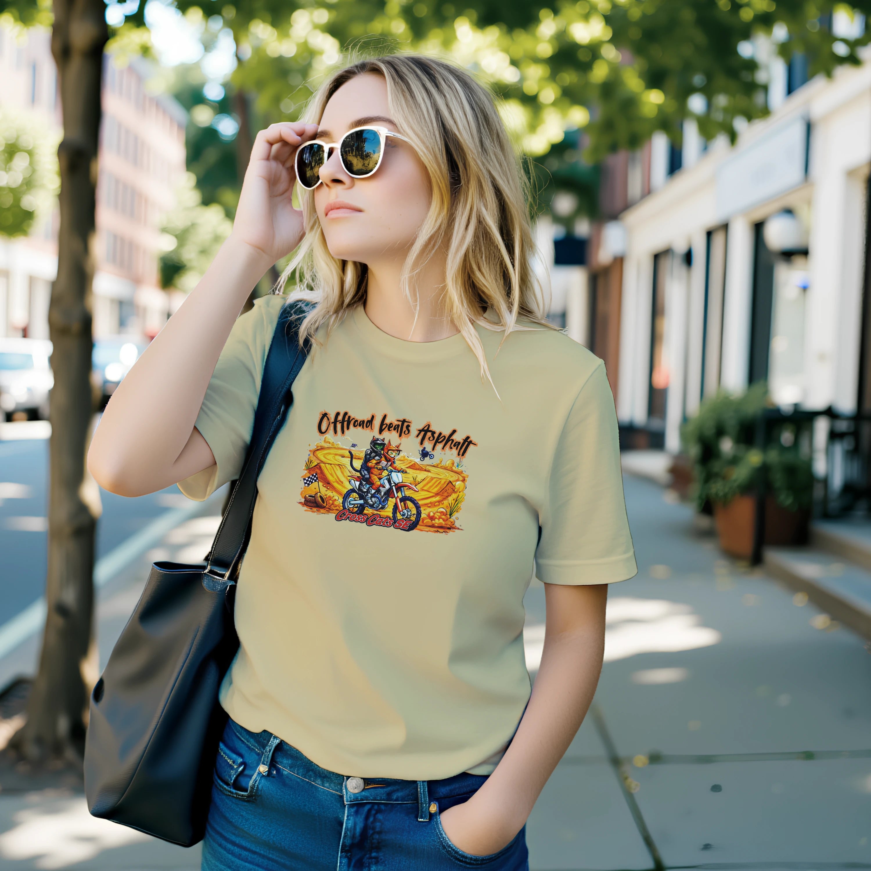Offroad beats Asphalt | T-Shirt | Premium