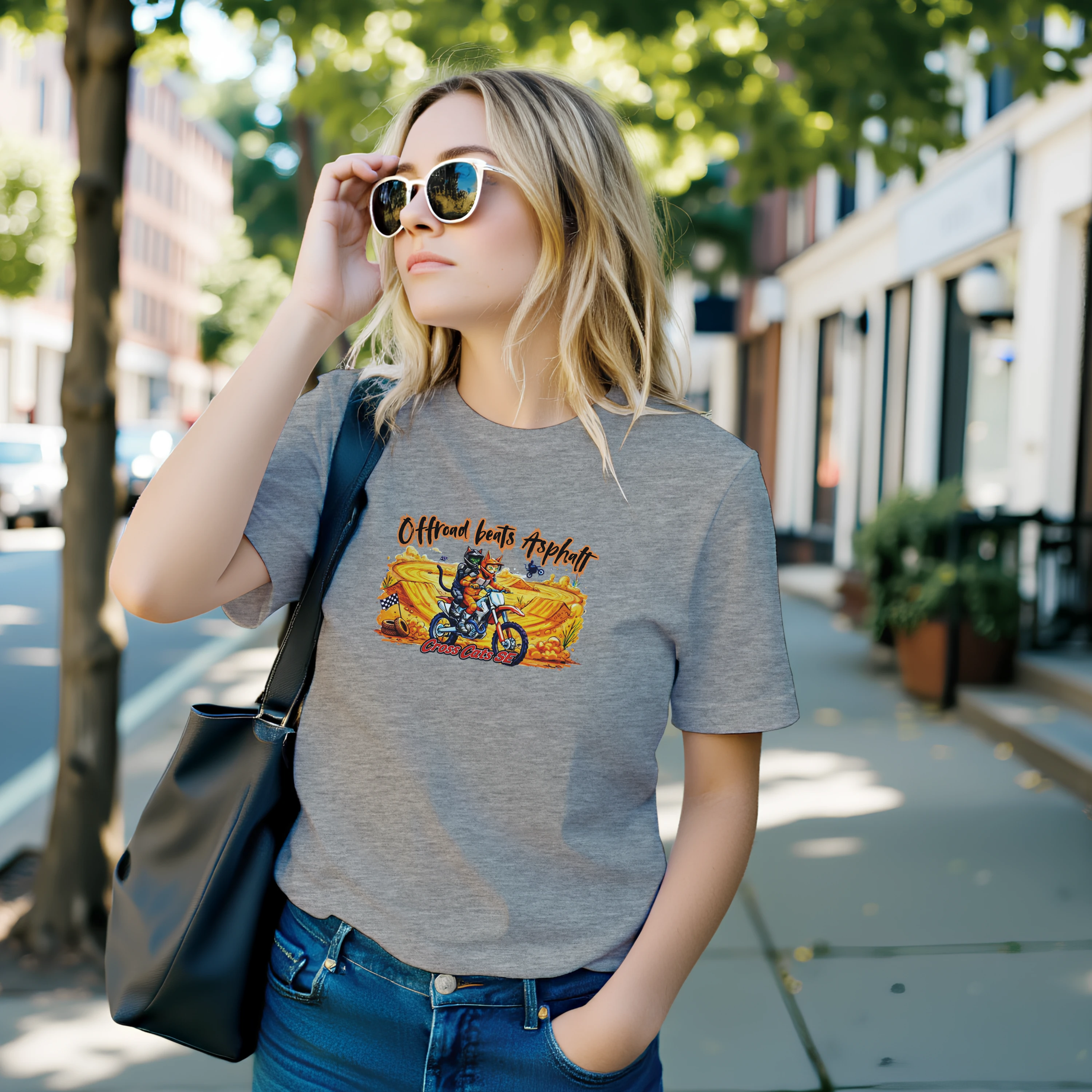 Offroad beats Asphalt | T-Shirt | Premium