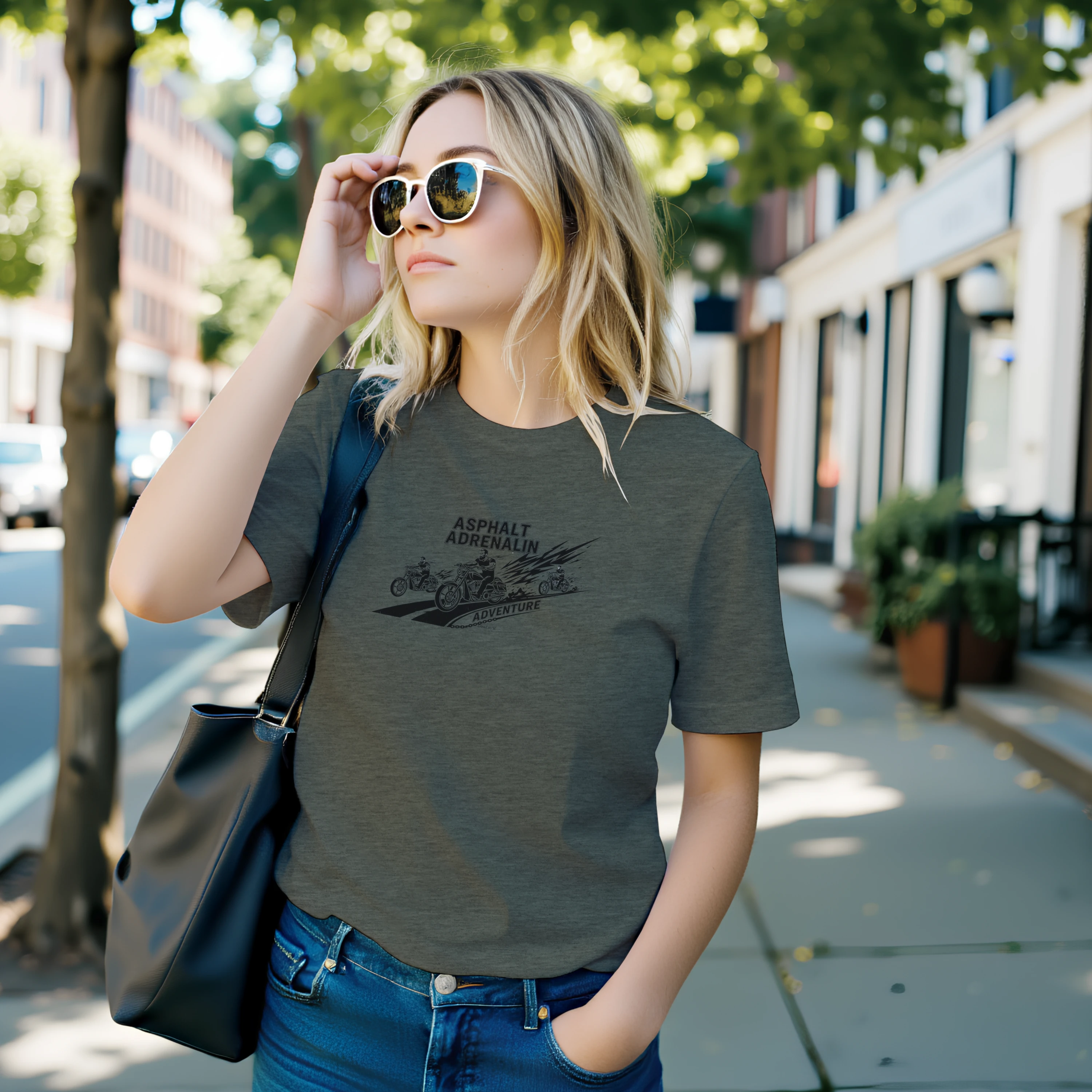 Asphalt Adrenalin Adventure | T-Shirt | Premium