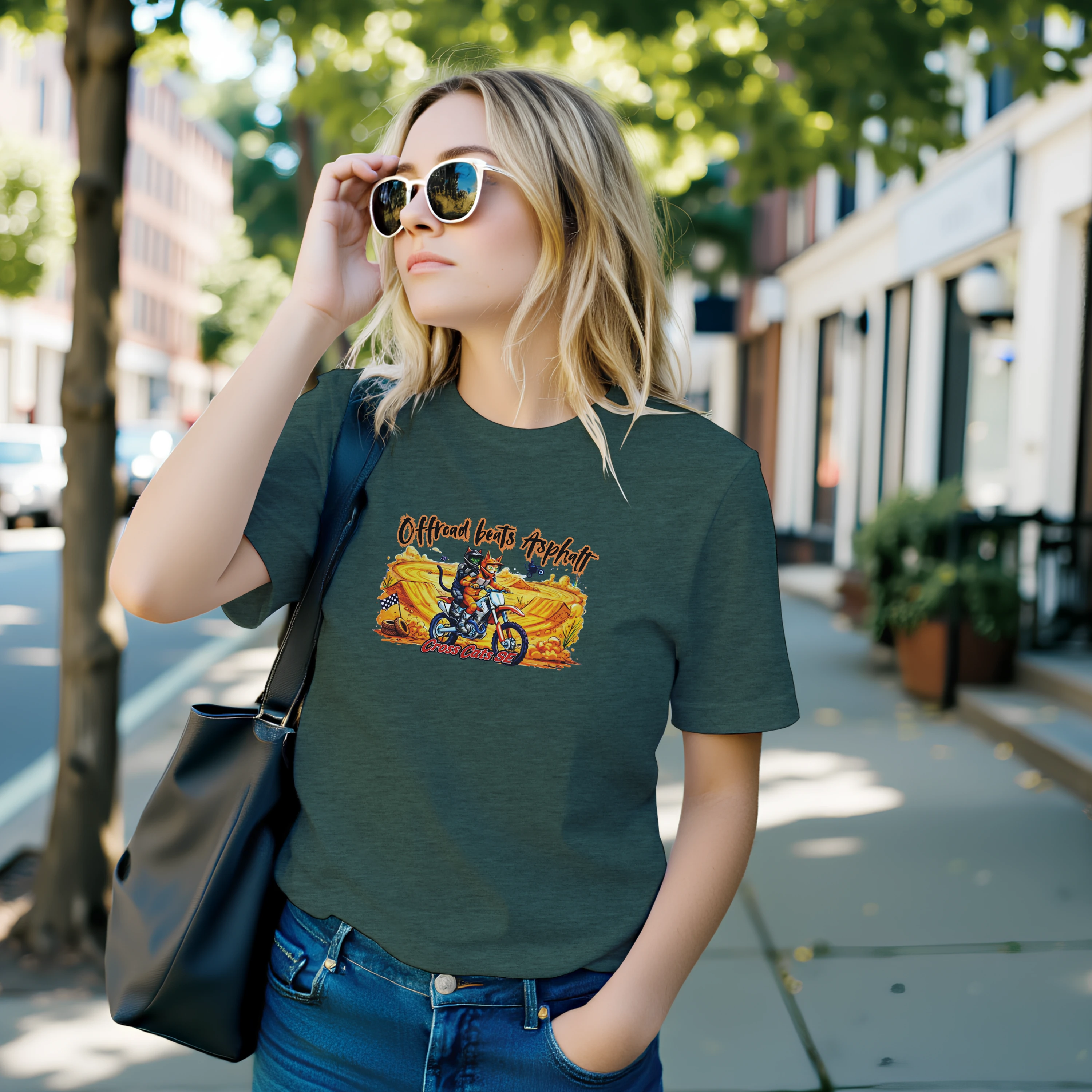 Offroad beats Asphalt | T-Shirt | Premium
