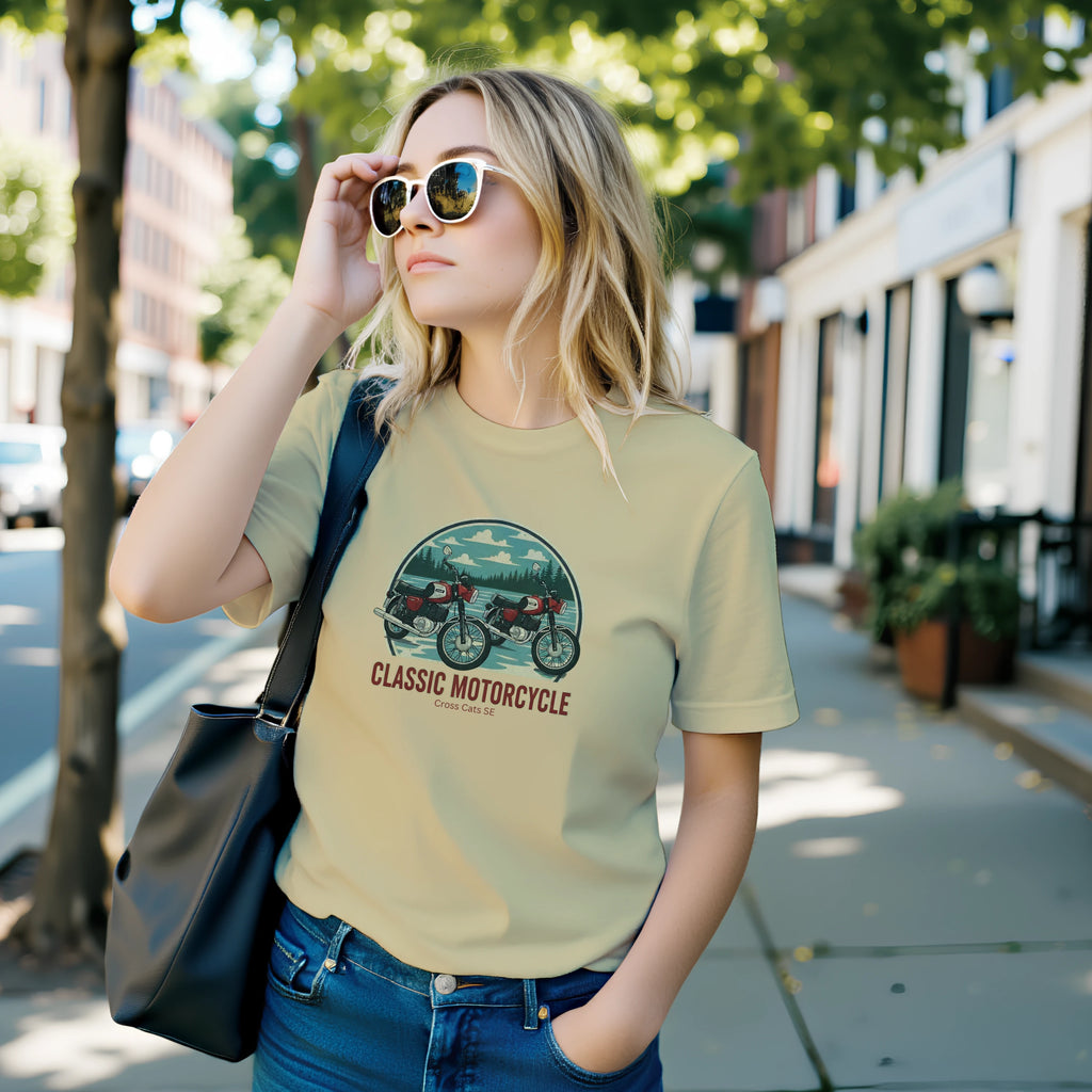 MZ Classic Motorcycle | T-Shirt | Premium
