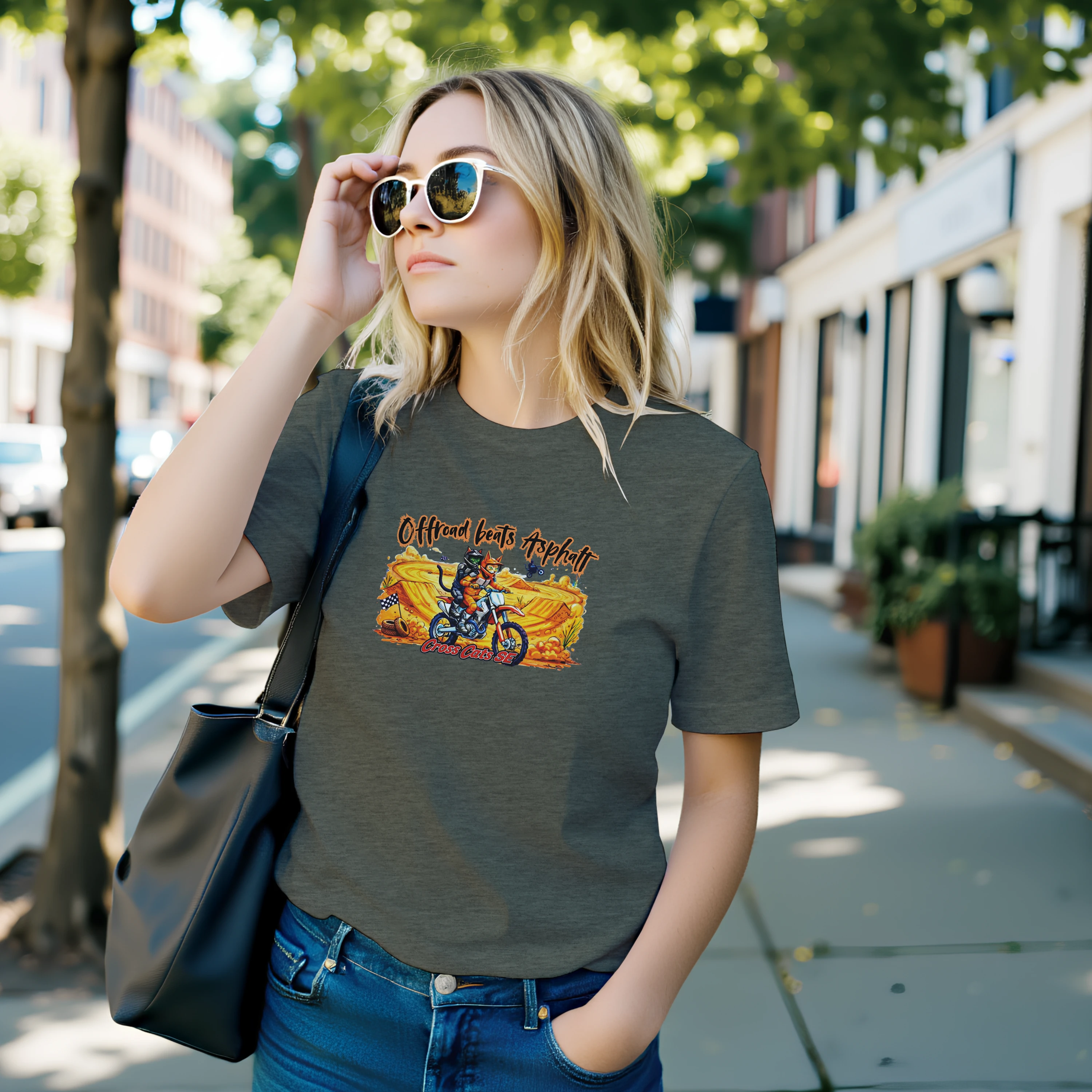 Offroad beats Asphalt | T-Shirt | Premium