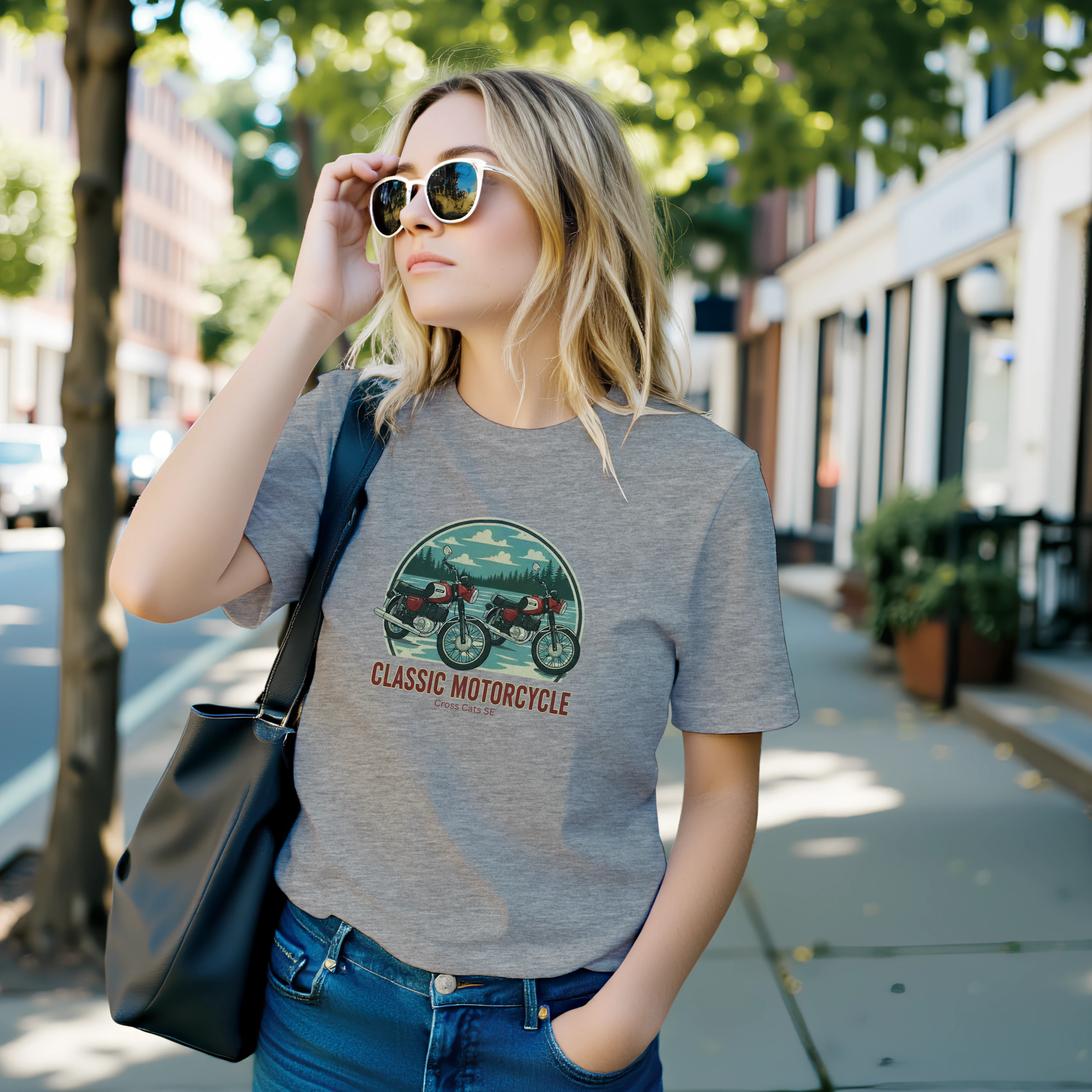 MZ Classic Motorcycle | T-Shirt | Premium