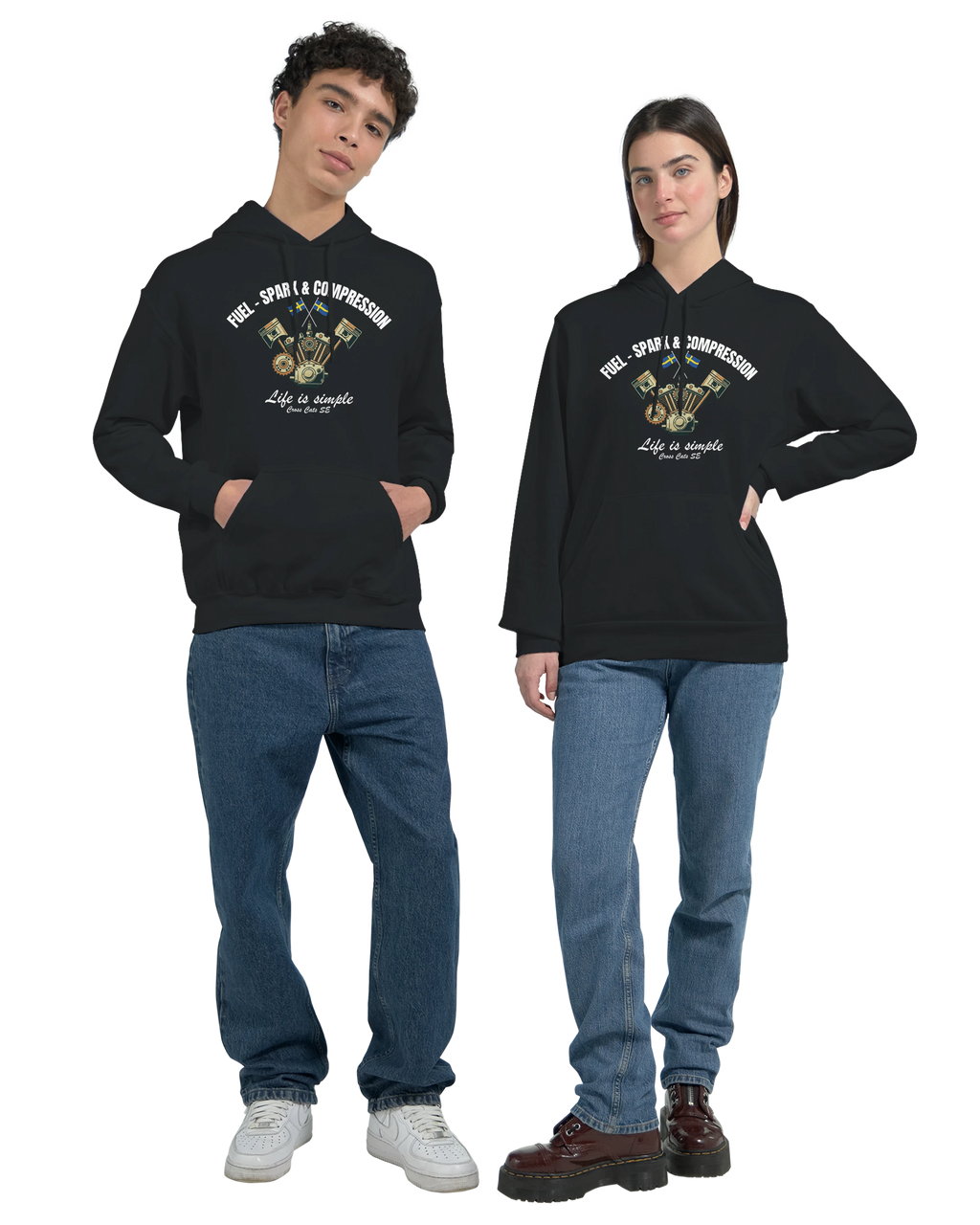 Fuel-, Spark & Compression | Hoodie