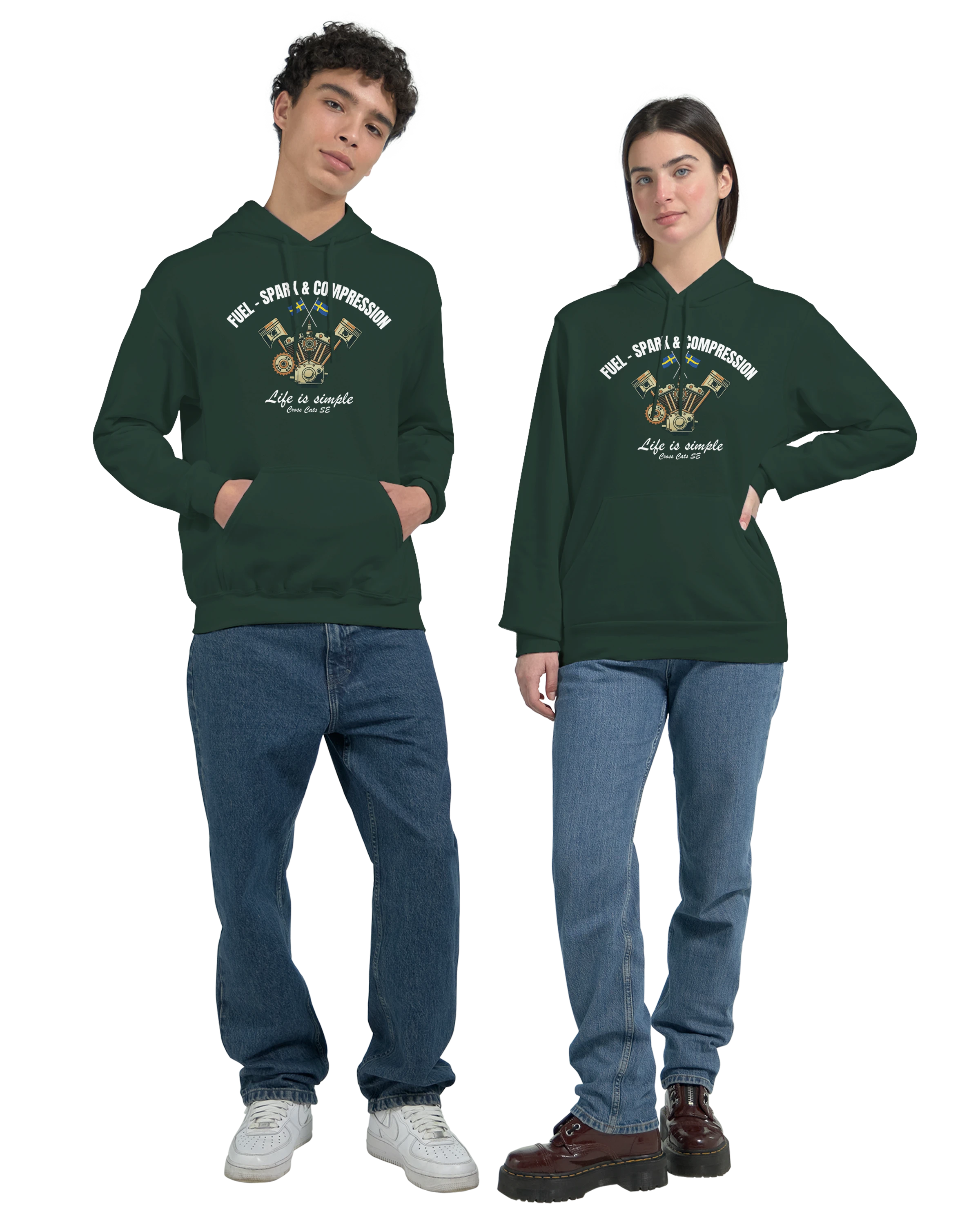 Fuel-, Spark & Compression | Hoodie