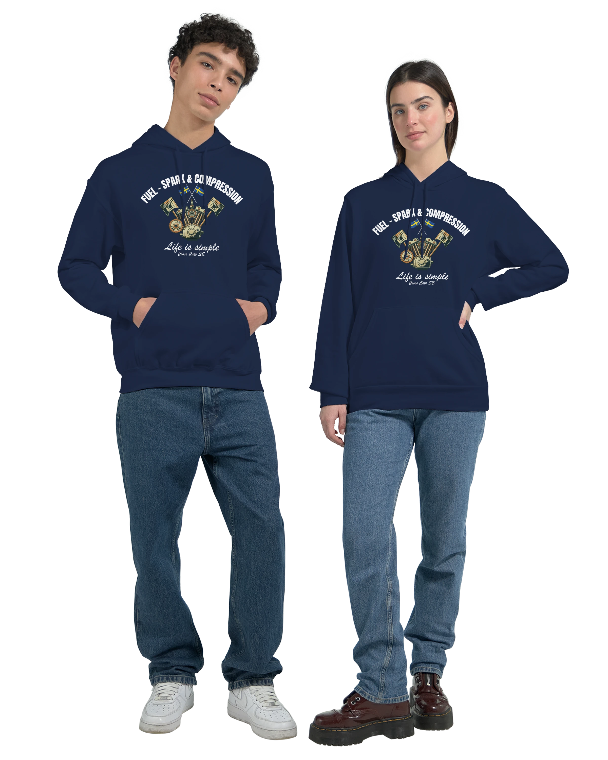 Fuel-, Spark & Compression | Hoodie