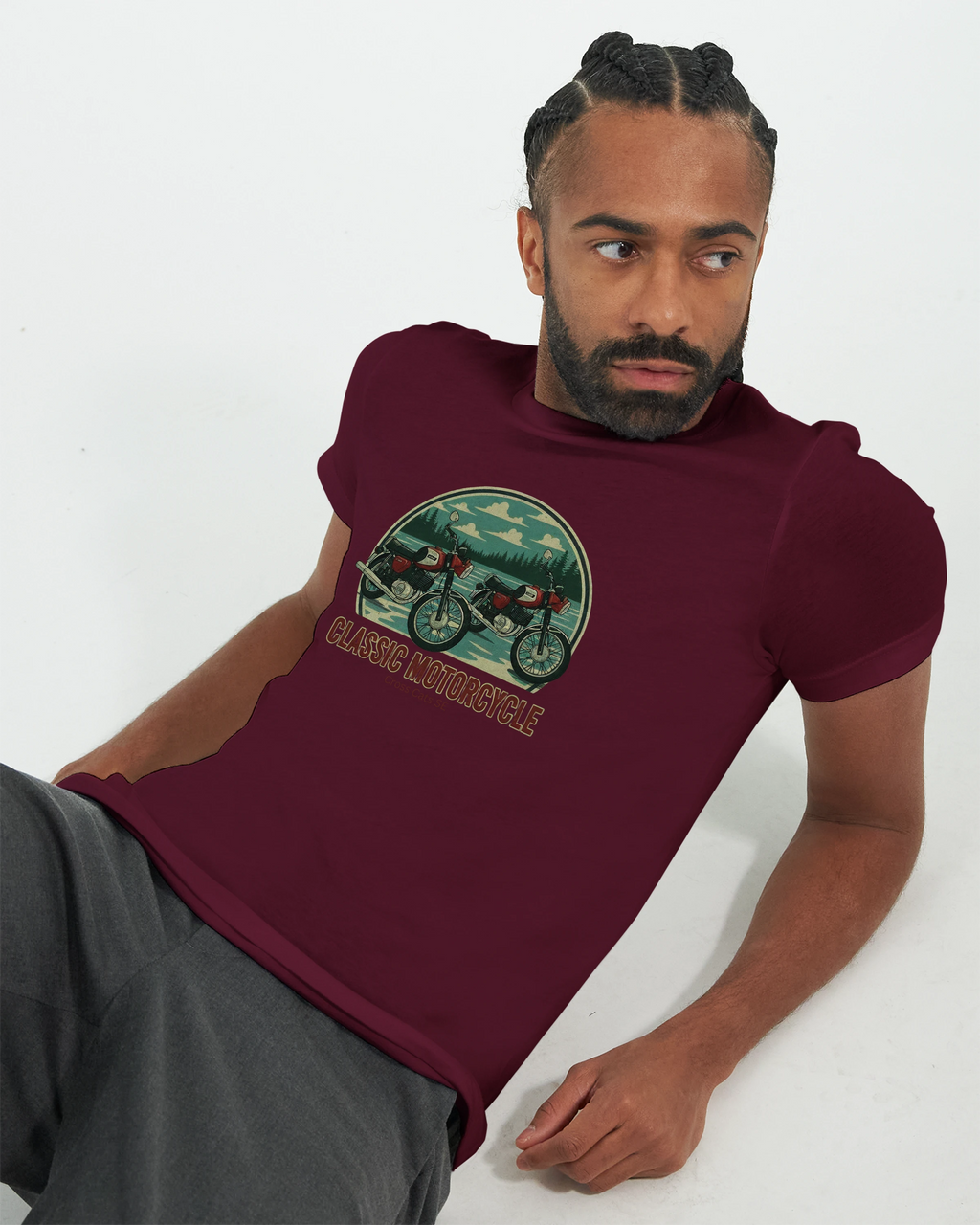 MZ Classic Motorcycle | T-Shirt | Premium