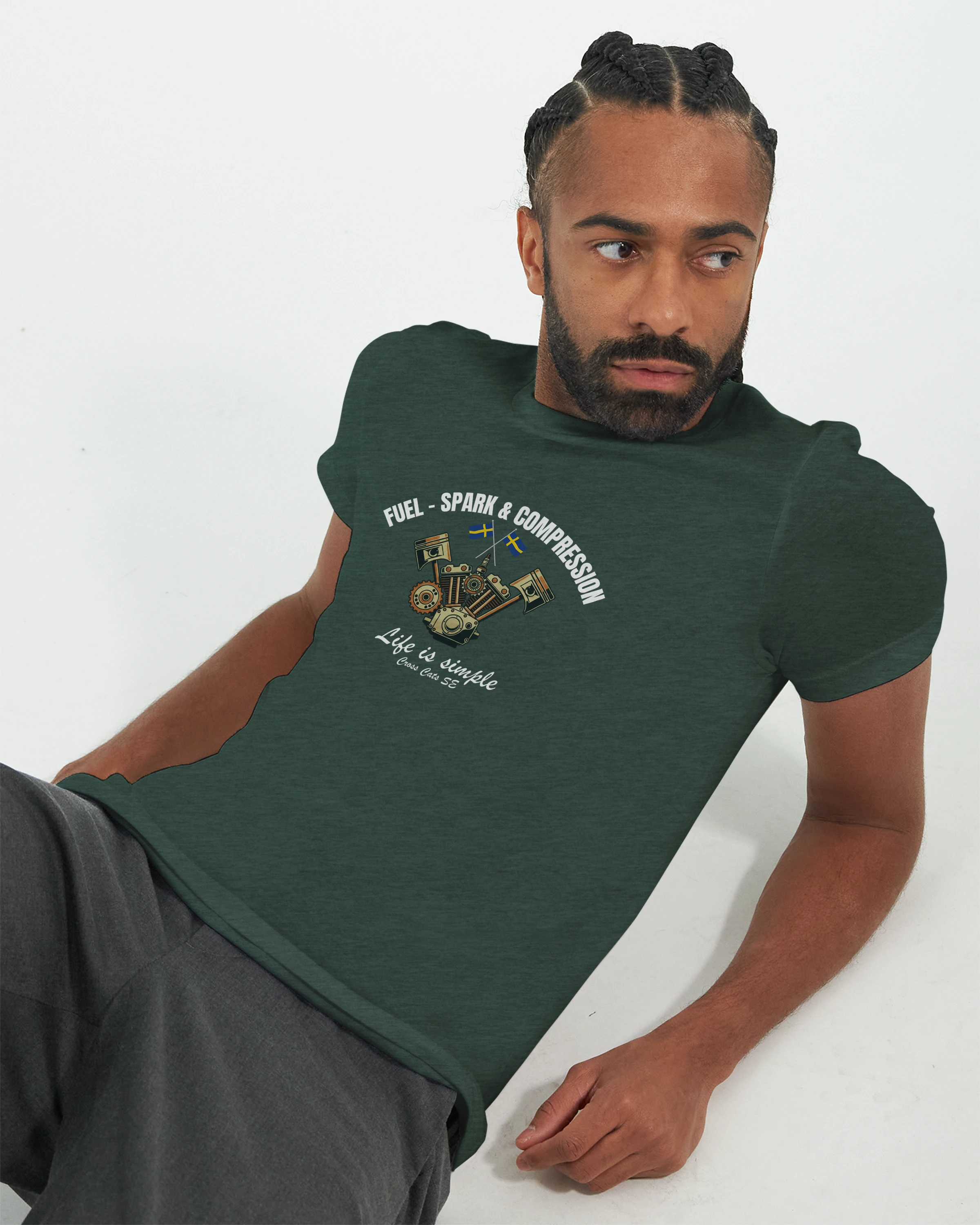 Fuel-, Spark & Compression | T-Shirt | Premium