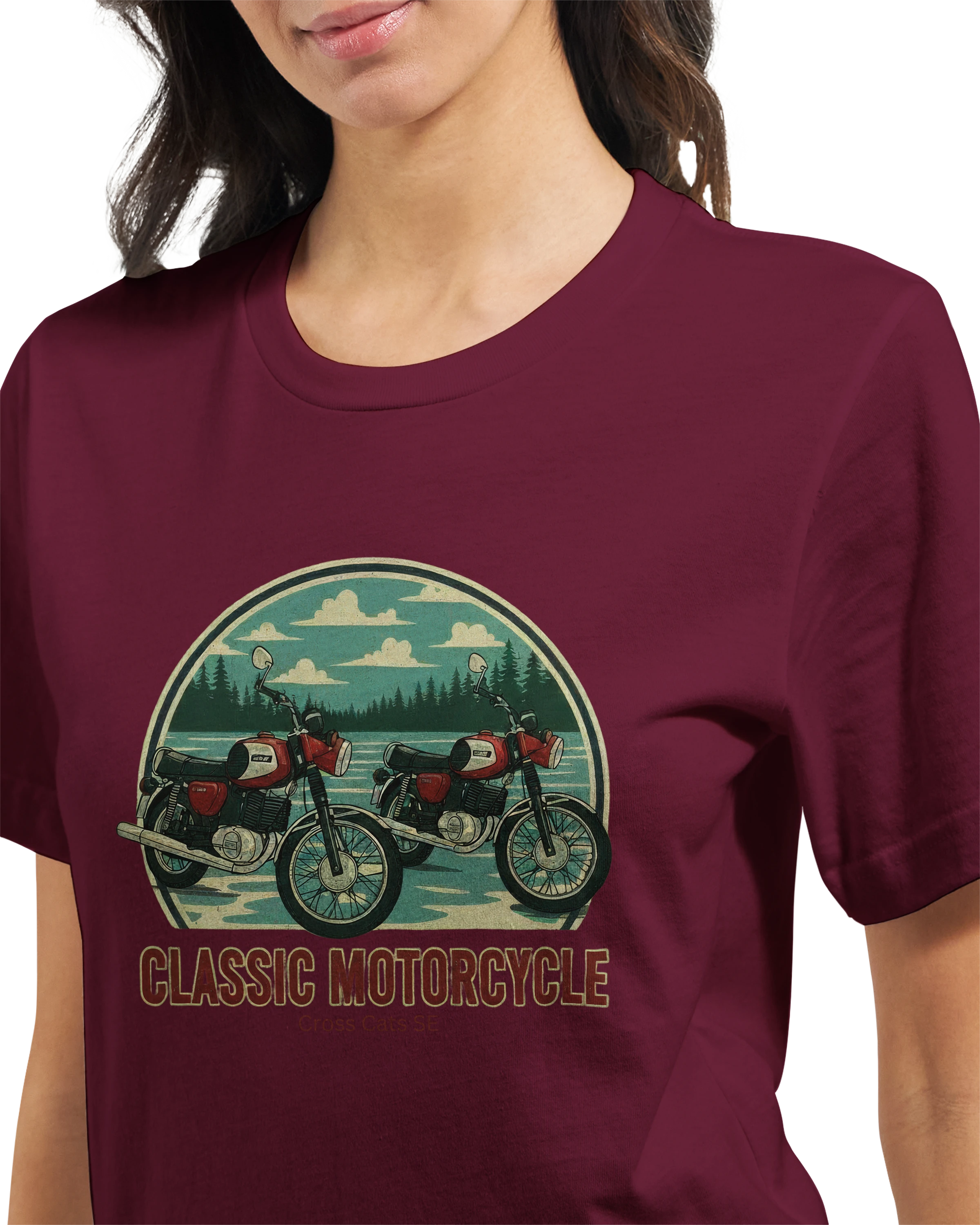 MZ Classic Motorcycle | T-Shirt | Premium