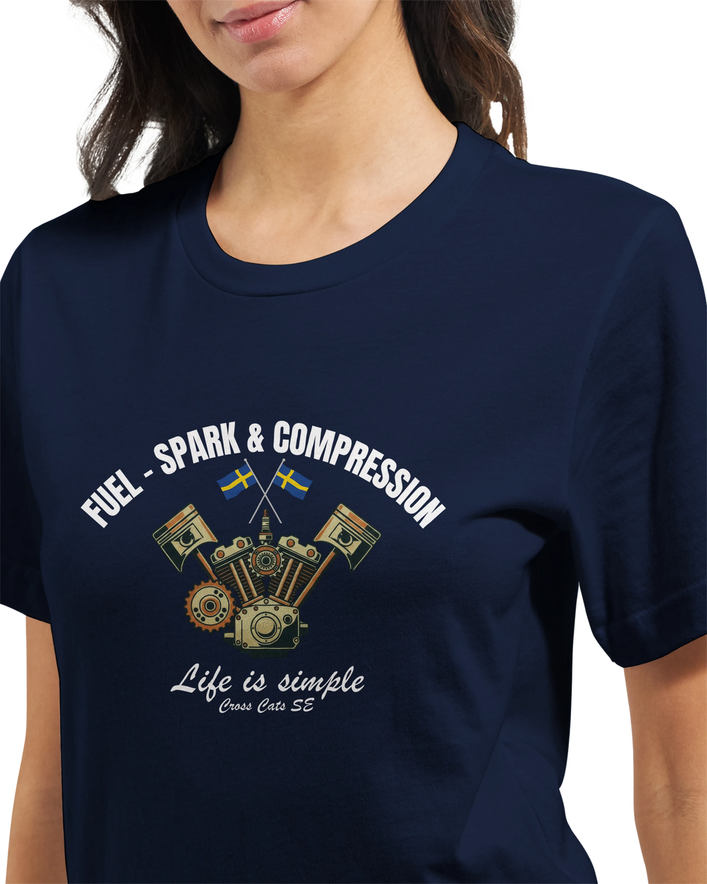 Fuel-, Spark & Compression | T-Shirt | Premium