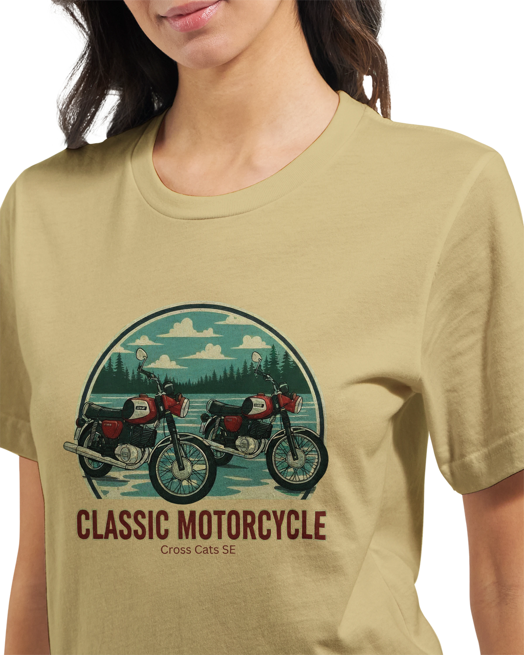 MZ Classic Motorcycle | T-Shirt | Premium