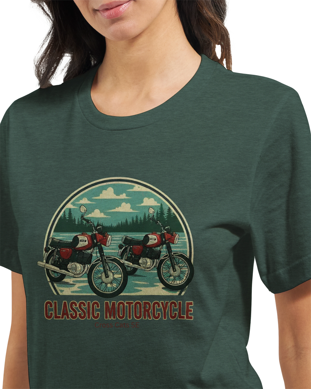 MZ Classic Motorcycle | T-Shirt | Premium