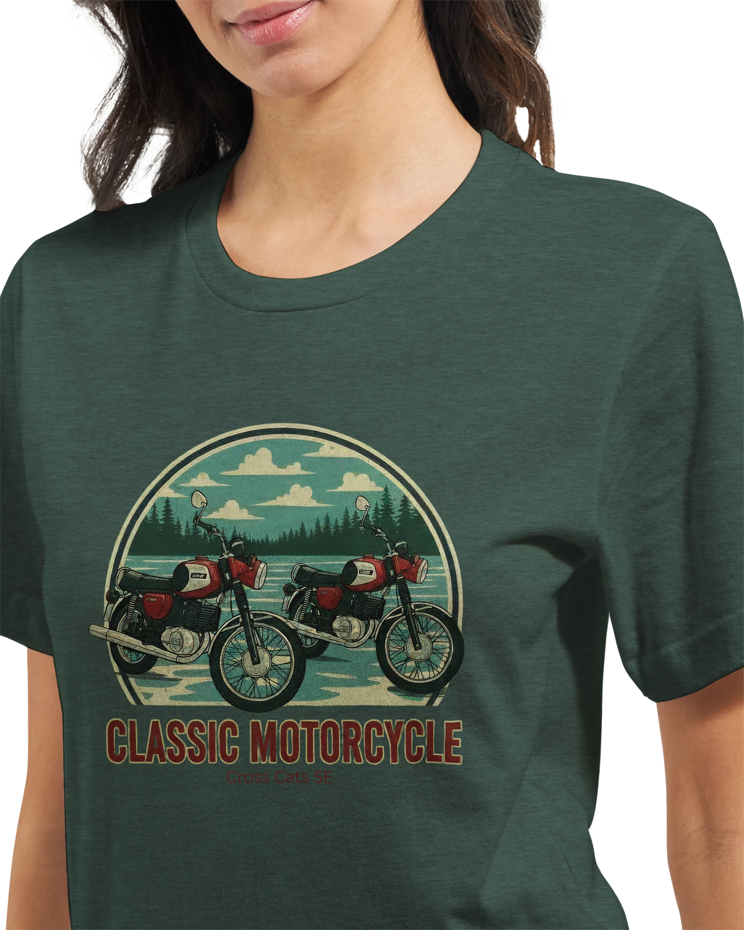 MZ Classic Motorcycle | T-Shirt | Premium