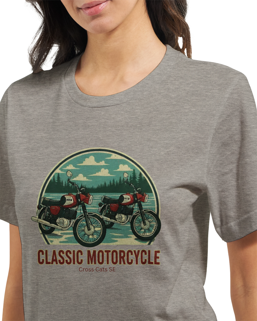 MZ Classic Motorcycle | T-Shirt | Premium
