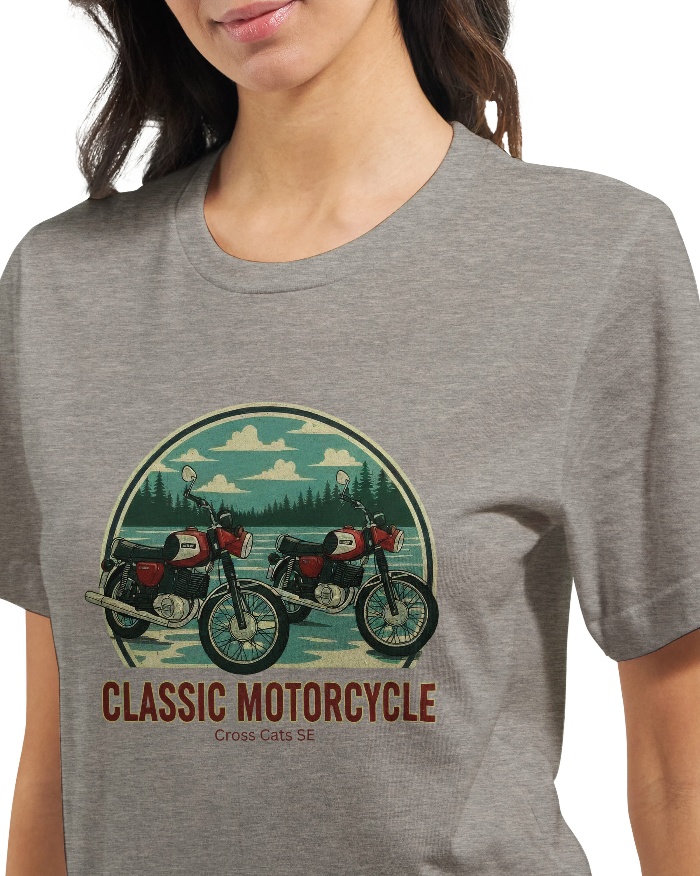 MZ Classic Motorcycle | T-Shirt | Premium