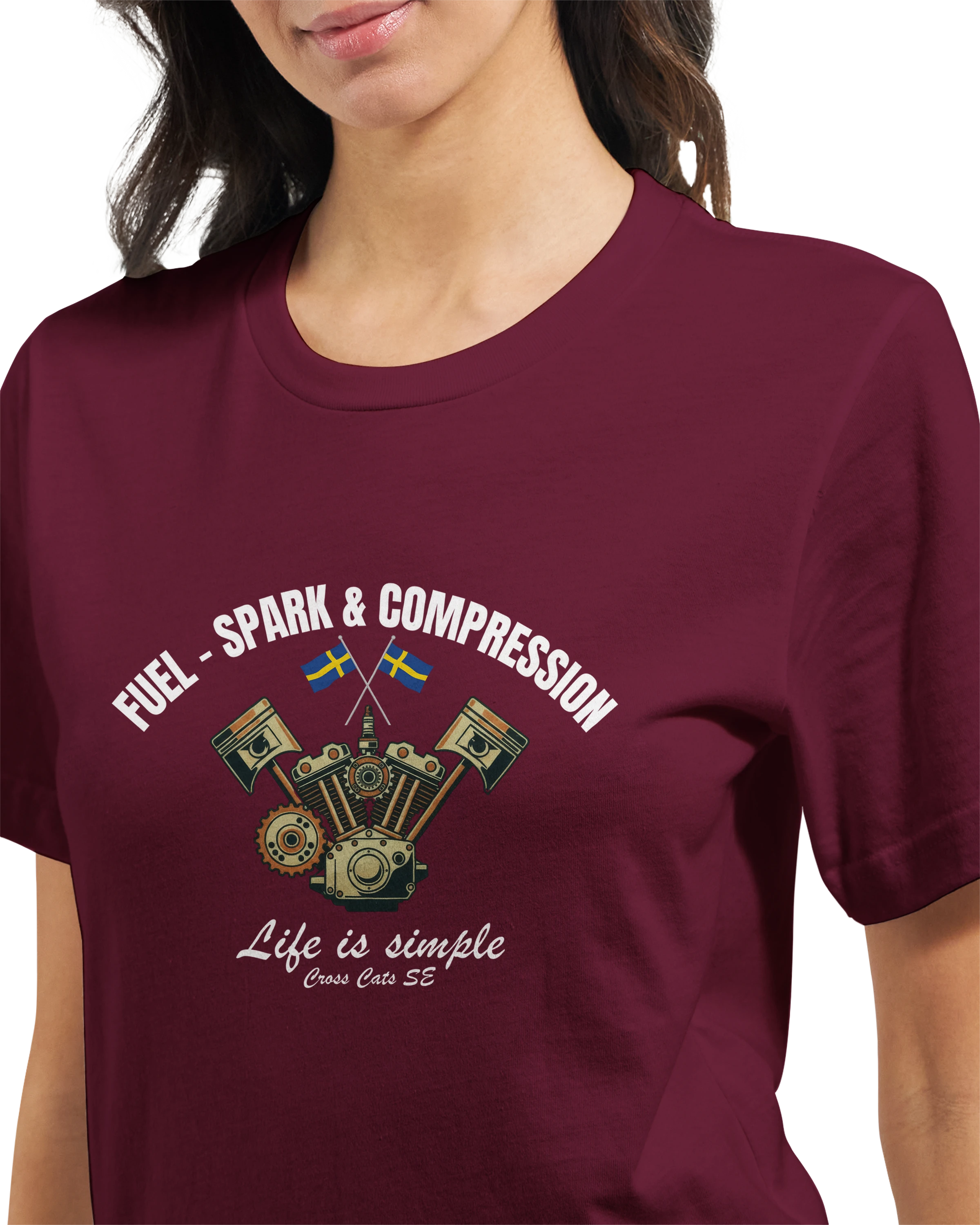 Fuel-, Spark & Compression | T-Shirt | Premium