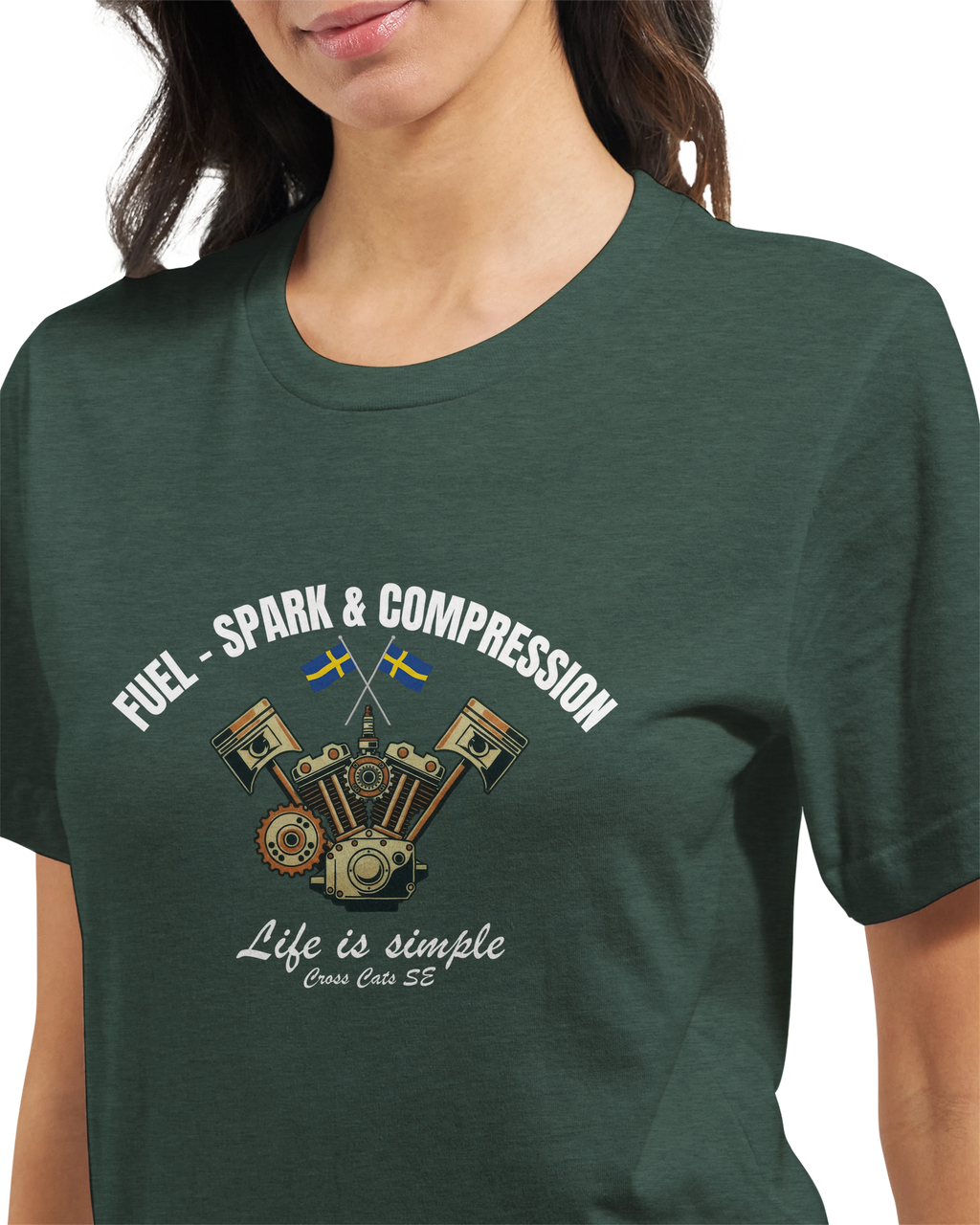 Fuel-, Spark & Compression | T-Shirt | Premium