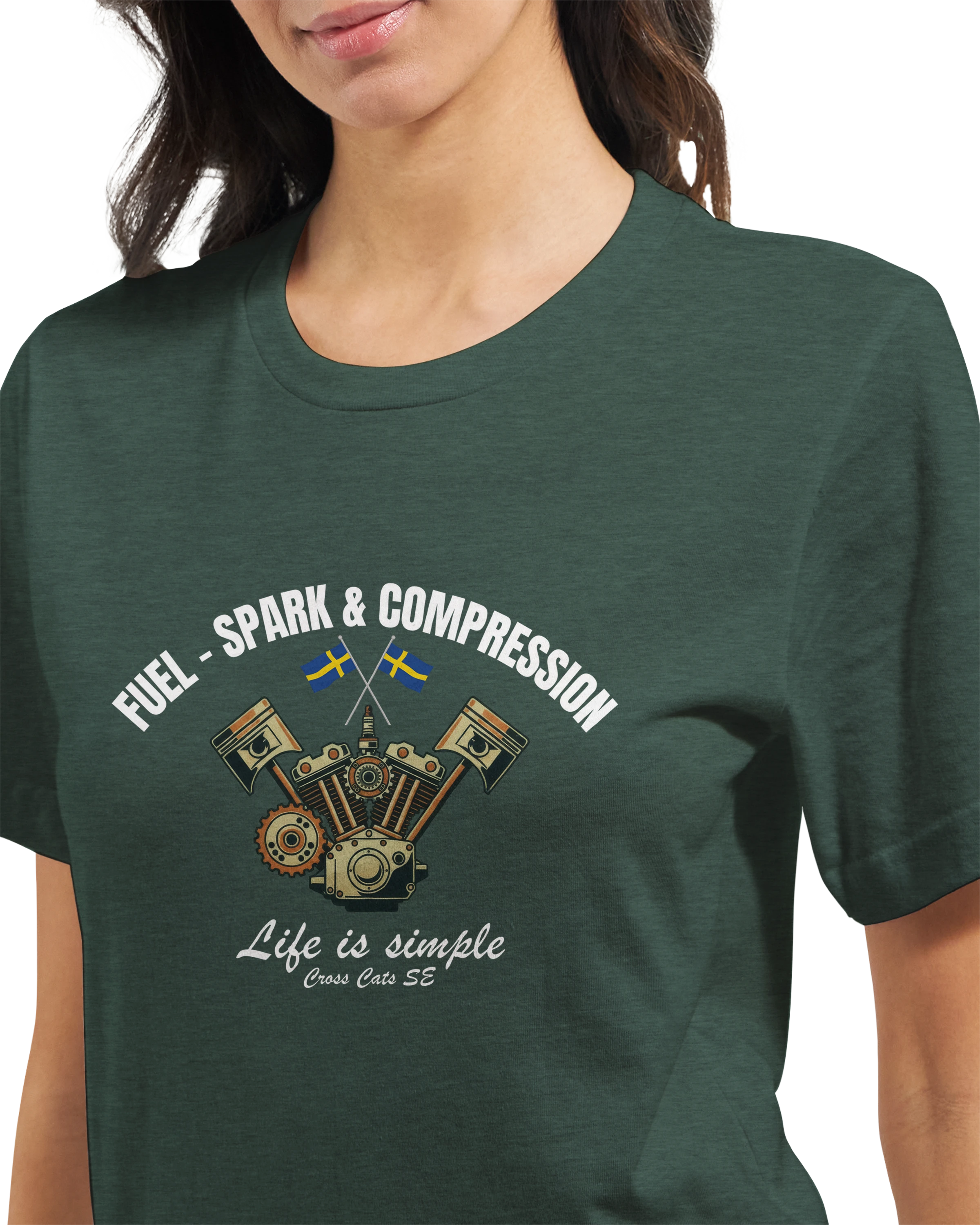 Fuel-, Spark & Compression | T-Shirt | Premium