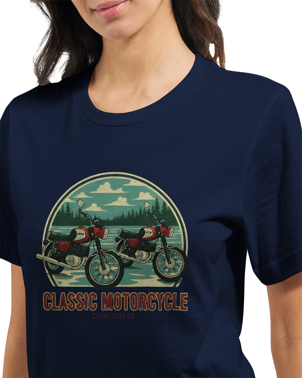 MZ Classic Motorcycle | T-Shirt | Premium