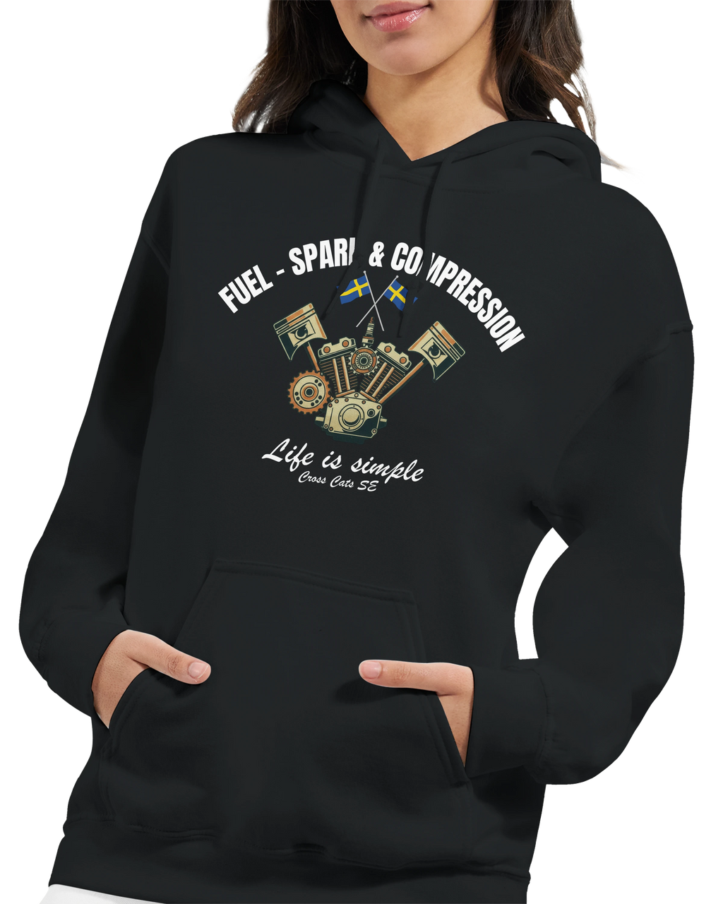 Fuel-, Spark & Compression | Hoodie