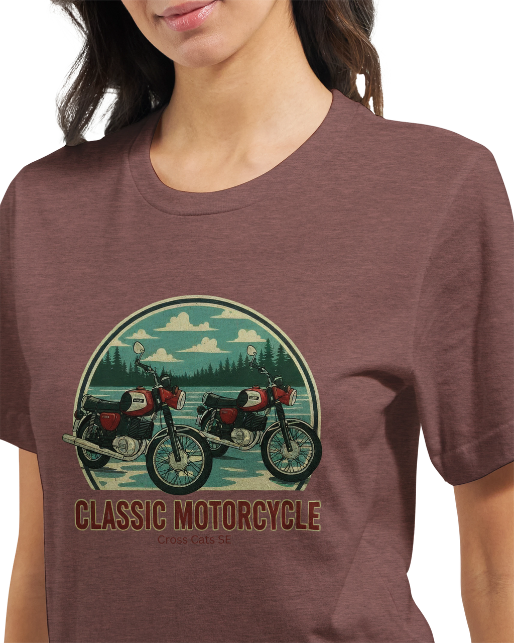MZ Classic Motorcycle | T-Shirt | Premium