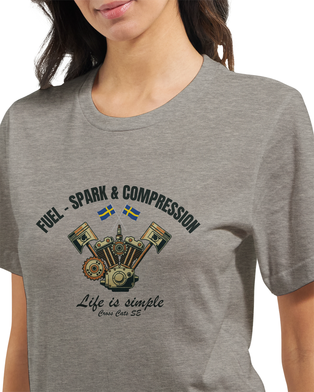 Fuel-, Spark & Compression | T-Shirt | Premium