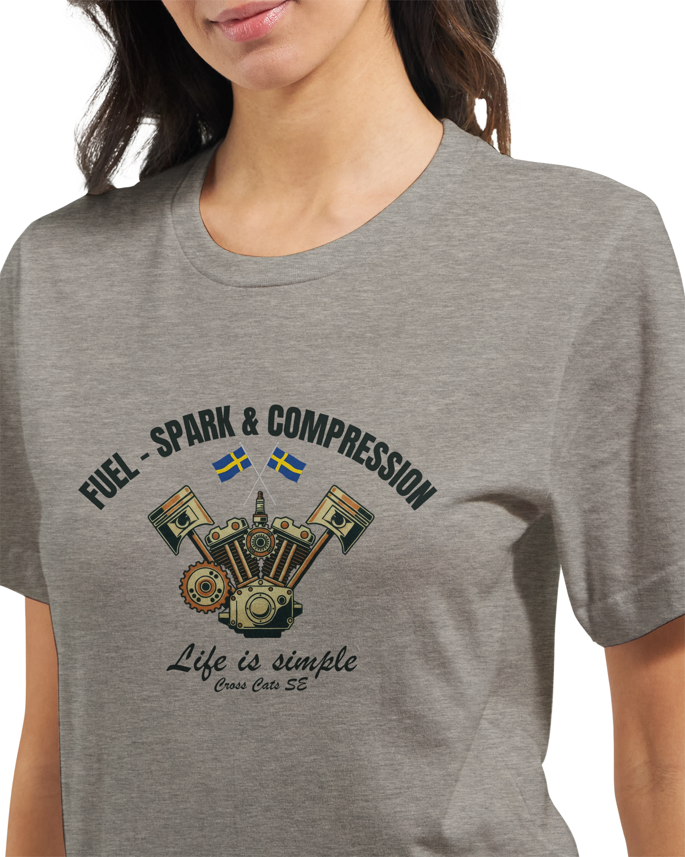 Fuel-, Spark & Compression | T-Shirt | Premium