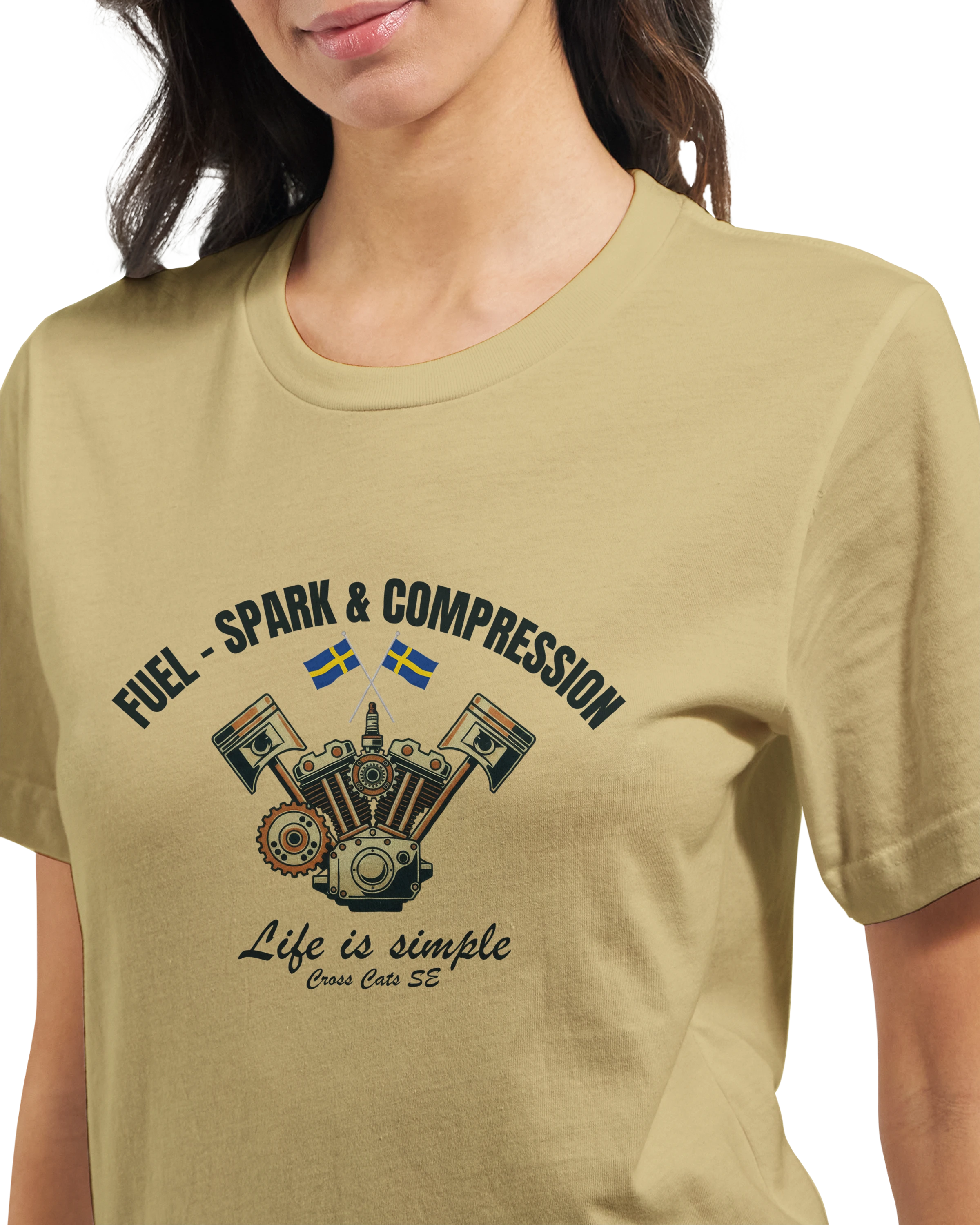 Fuel-, Spark & Compression | T-Shirt | Premium