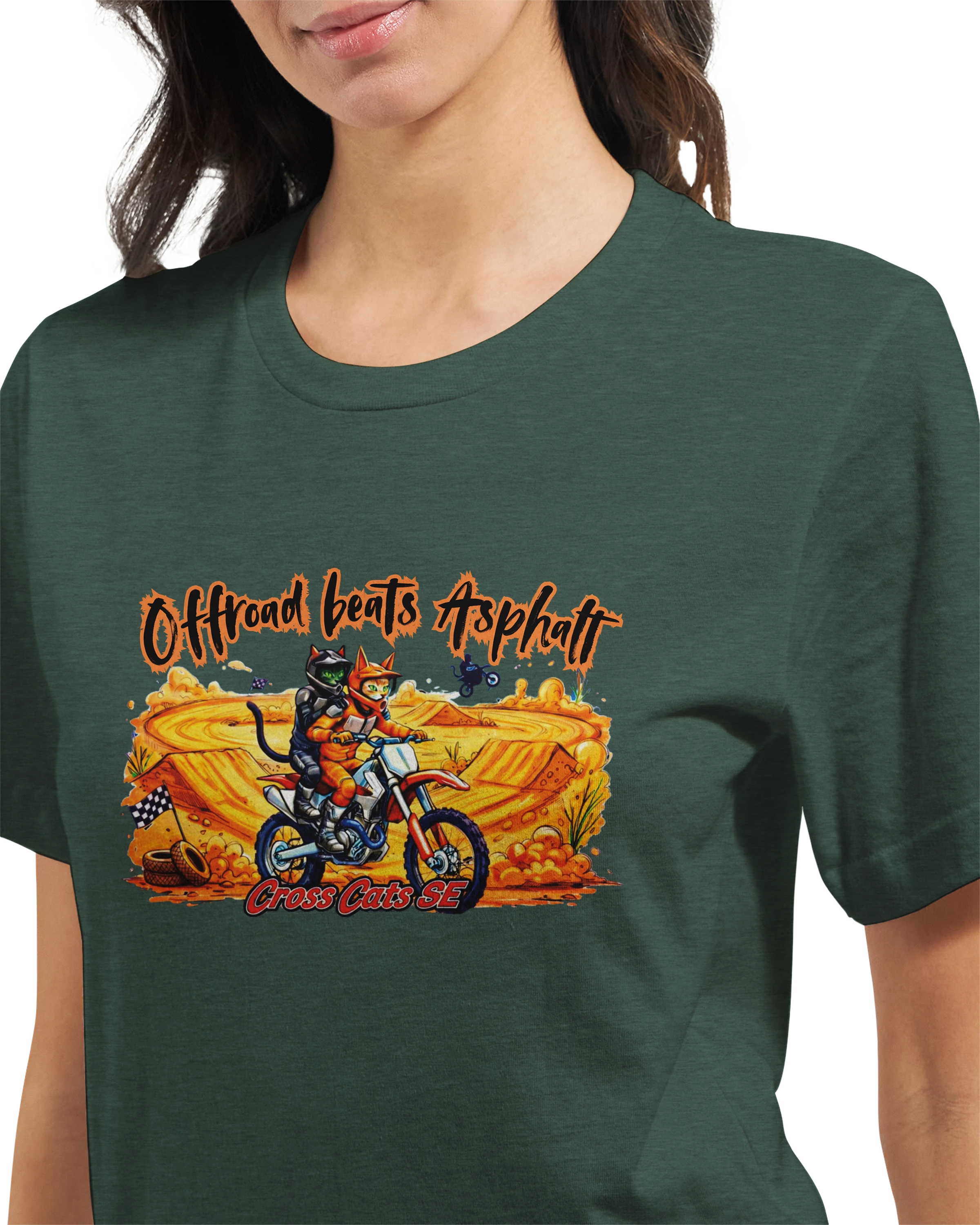 Offroad beats Asphalt | T-Shirt | Premium