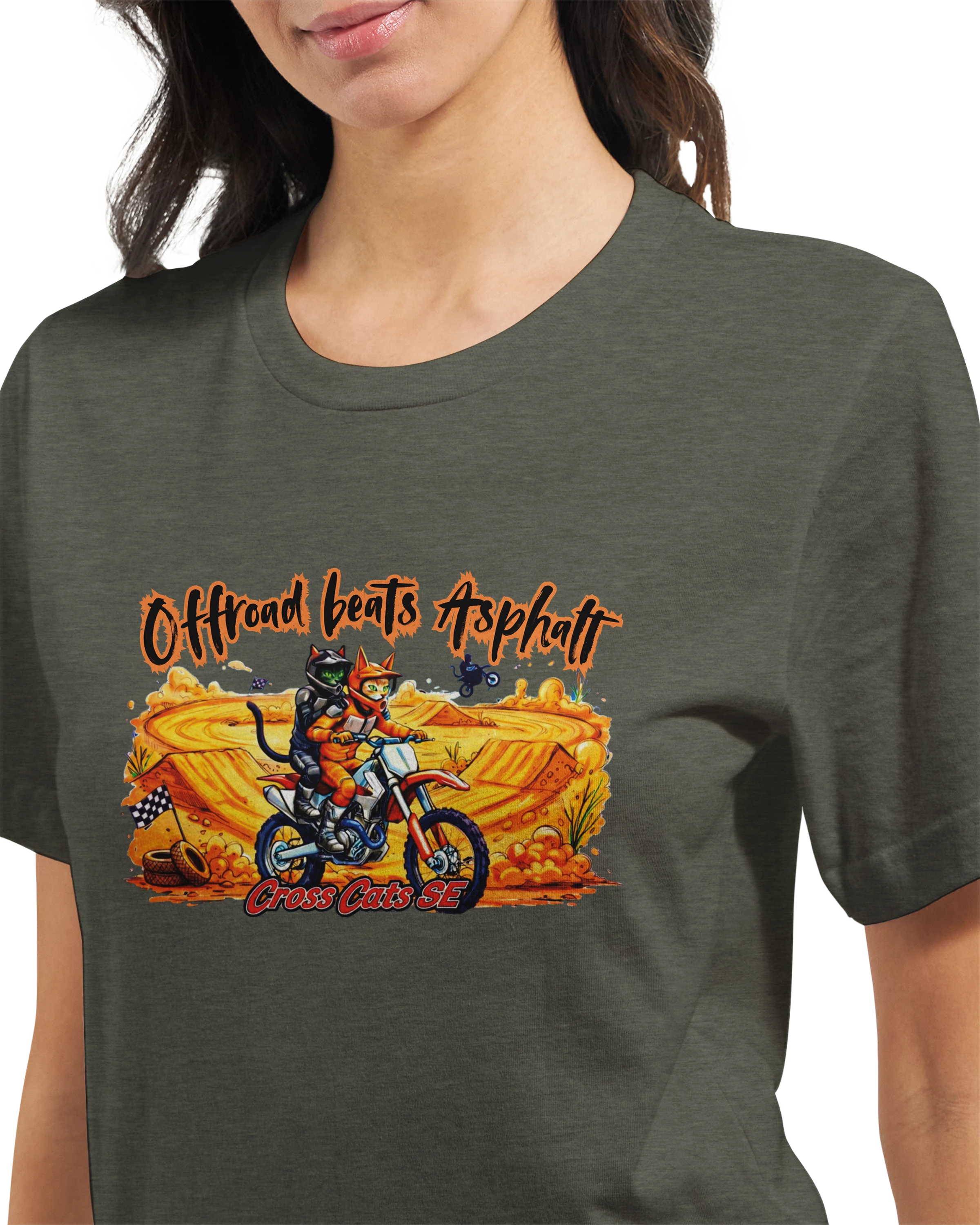 Offroad beats Asphalt | T-Shirt | Premium