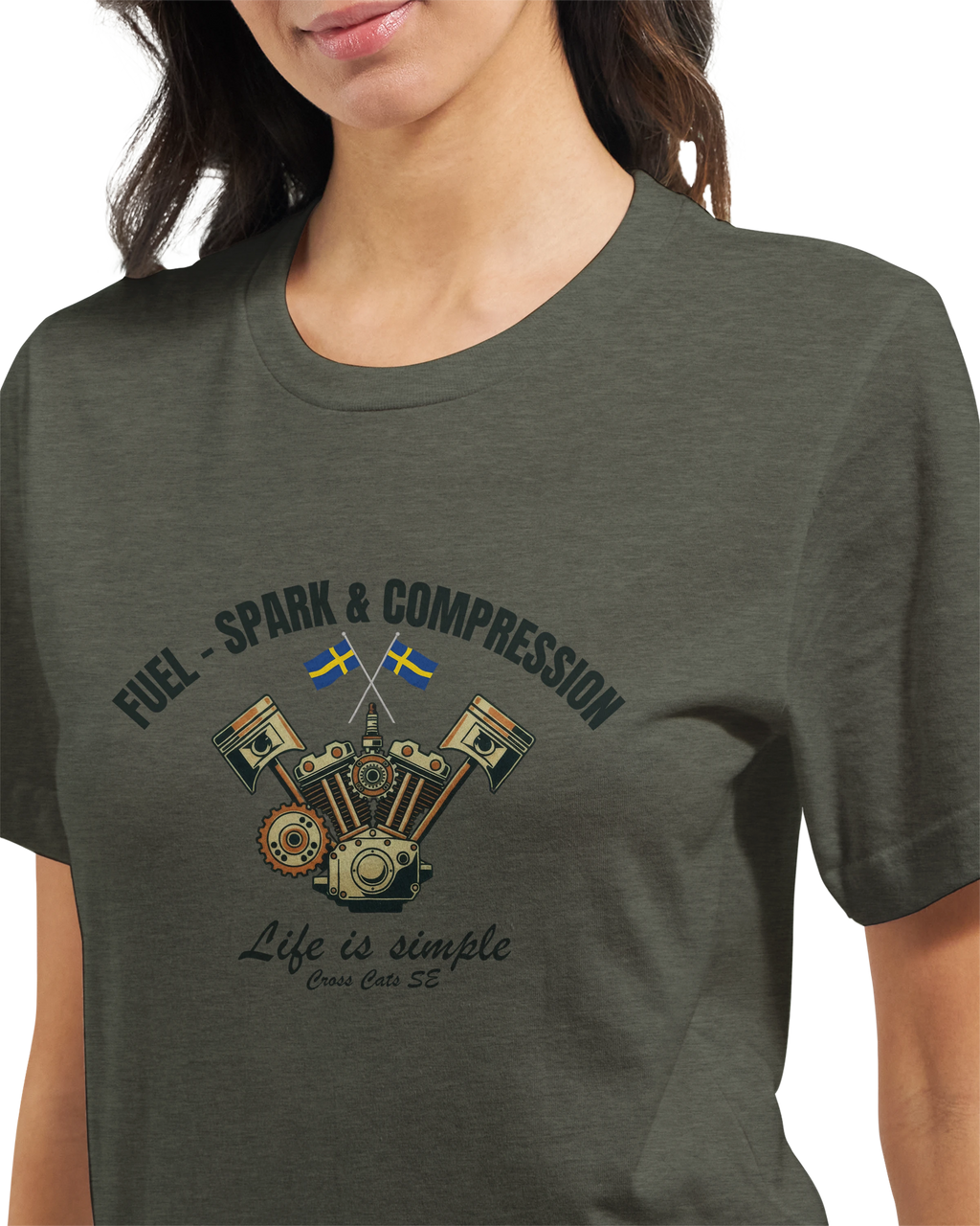 Fuel-, Spark & Compression | T-Shirt | Premium