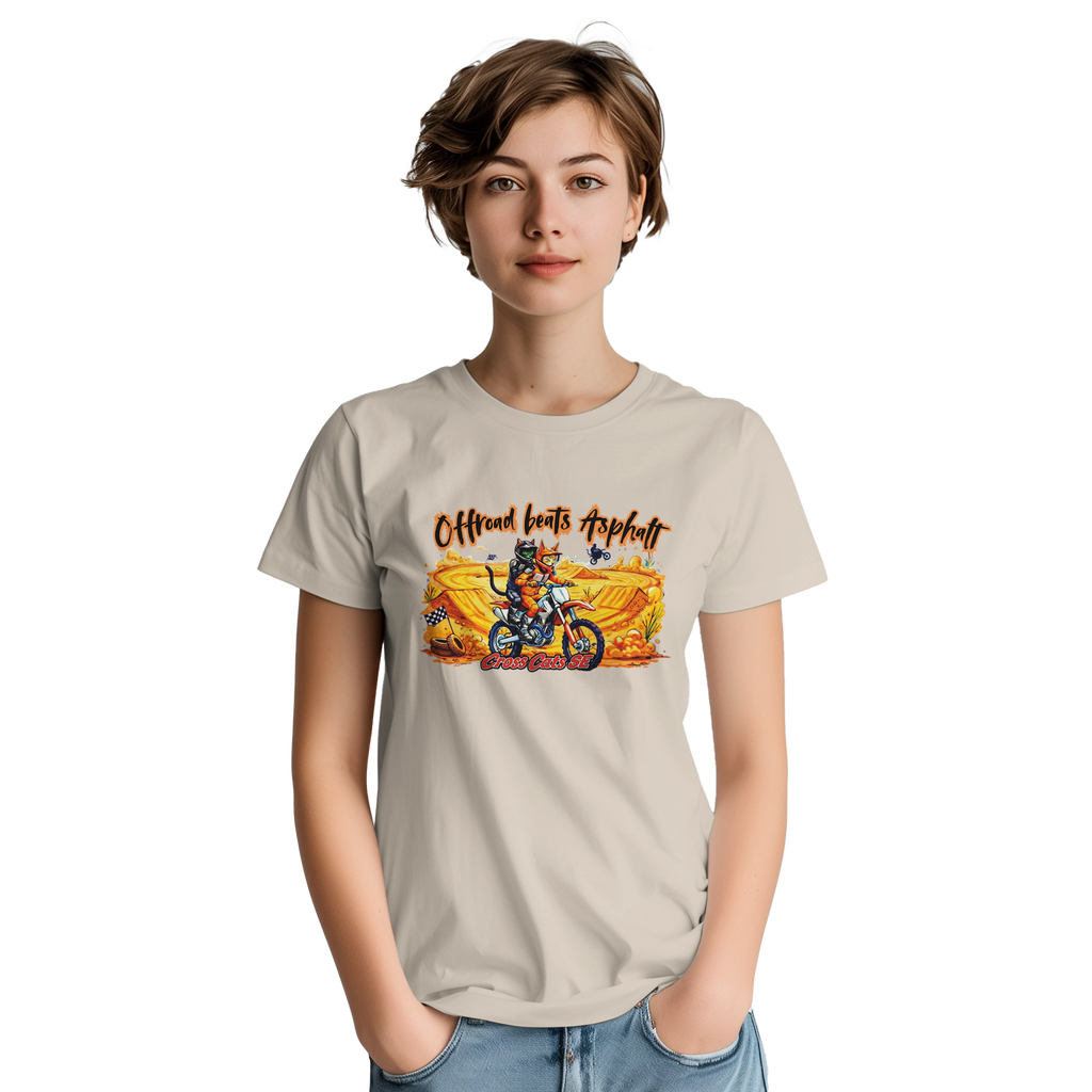 Offroad beats Asphalt | T-Shirt | Thick Cotton