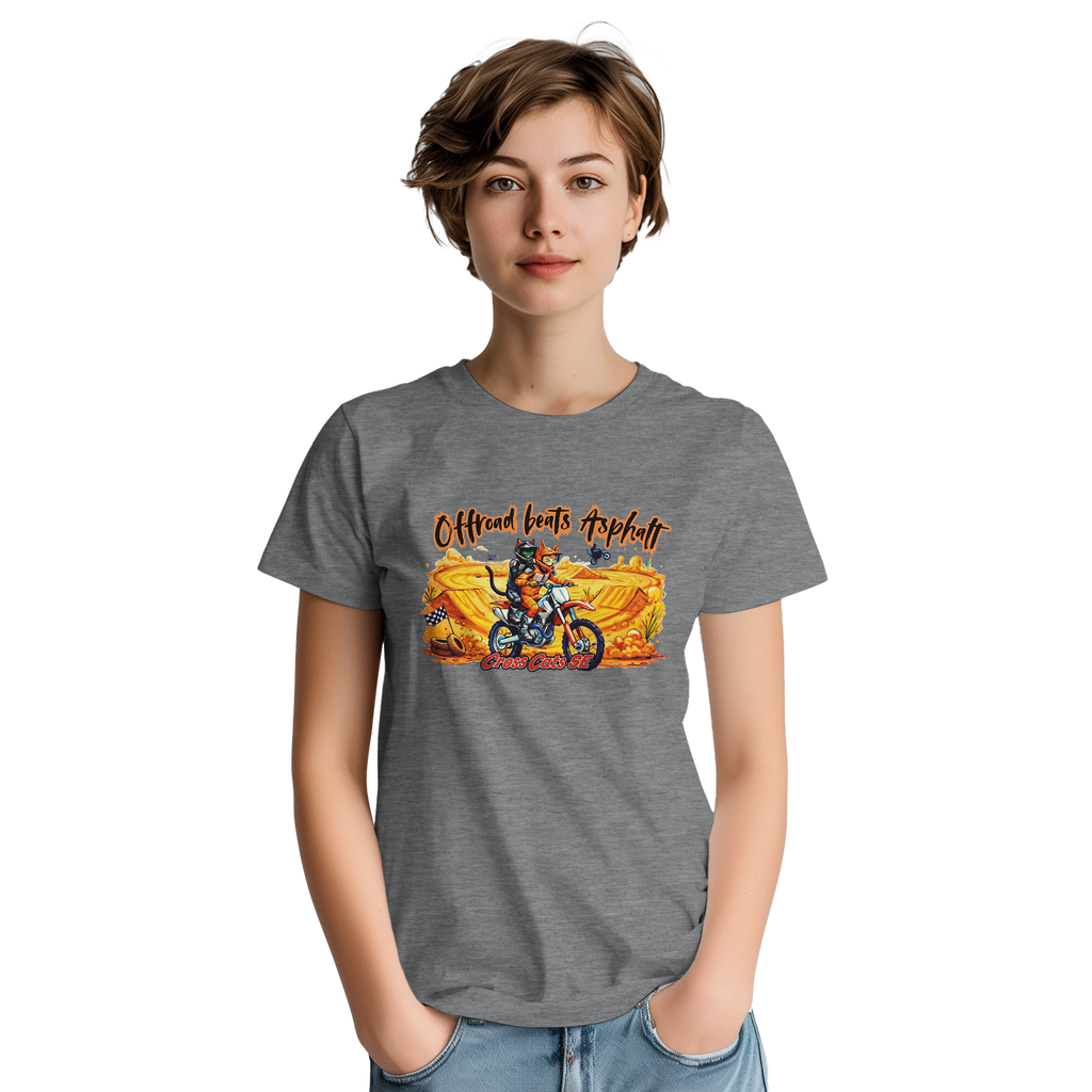 Offroad beats Asphalt | T-Shirt | Thick Cotton